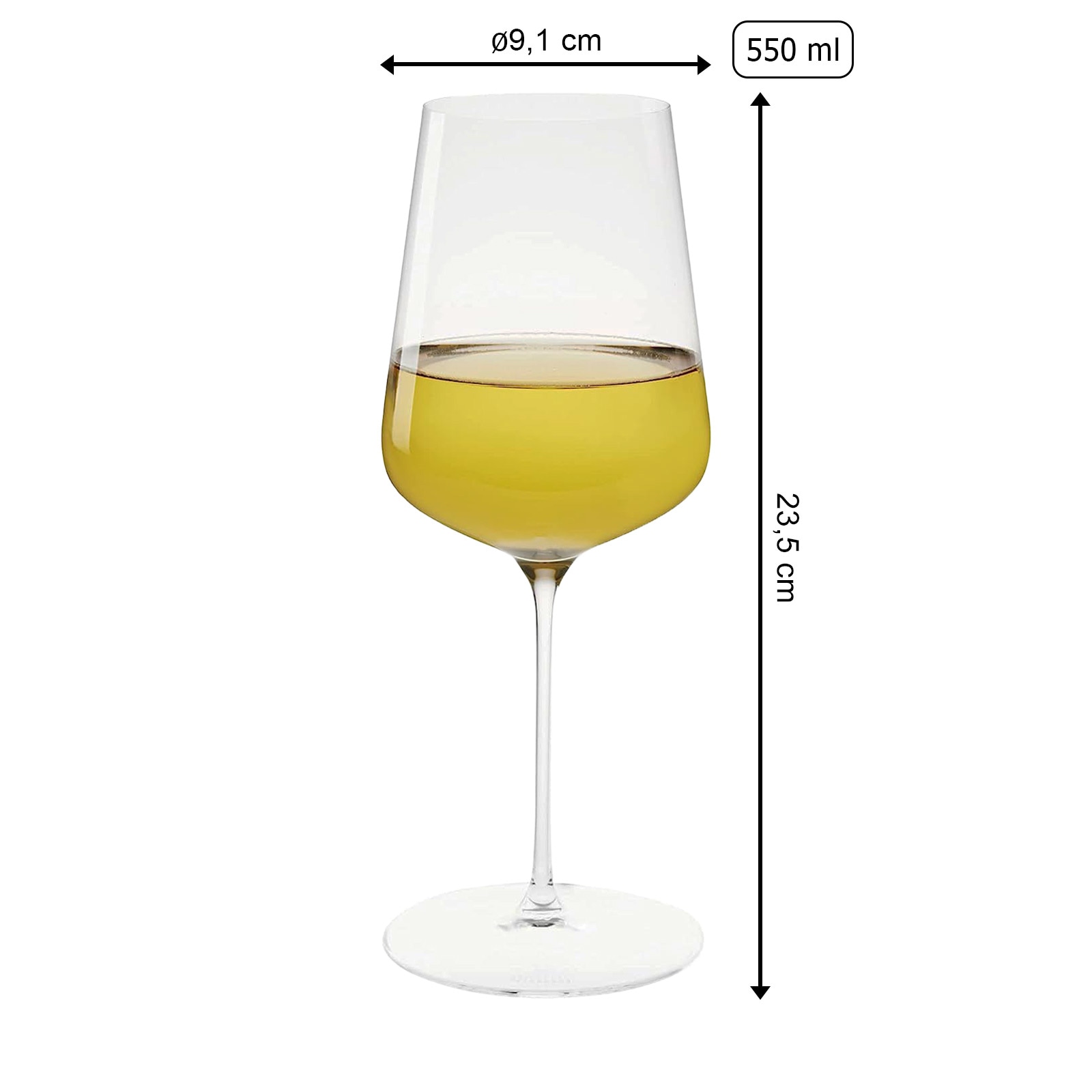 SPIEGELAU Weinglas »Universalgläser + Poliertuch Definition 550 ml 2er Set transparent«