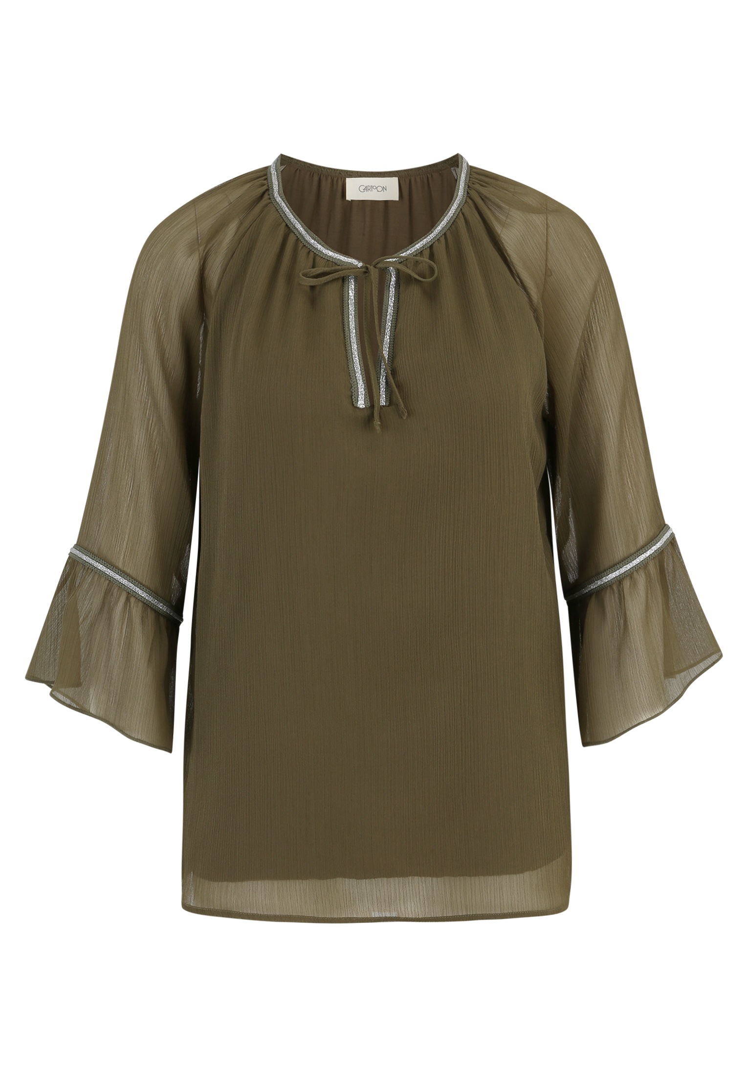 Cartoon Schlupfbluse "Cartoon Damen Casual-Bluse mit Flügelärmeln" günstig online kaufen