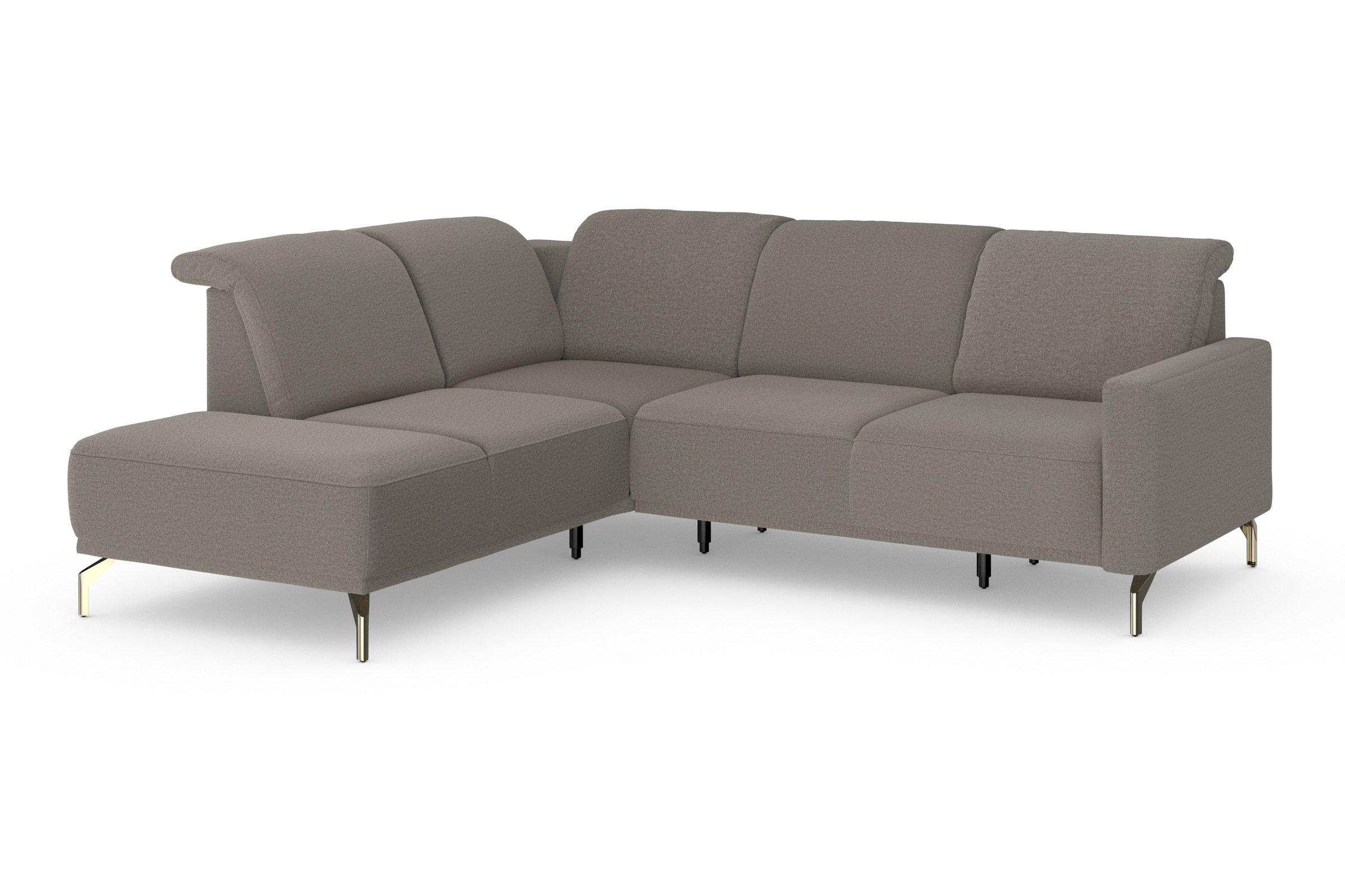 sit&more Ecksofa »Bailando L-Form«, wahlweise mit Kopfteilverstellung und Vorziehsitz, motorisch