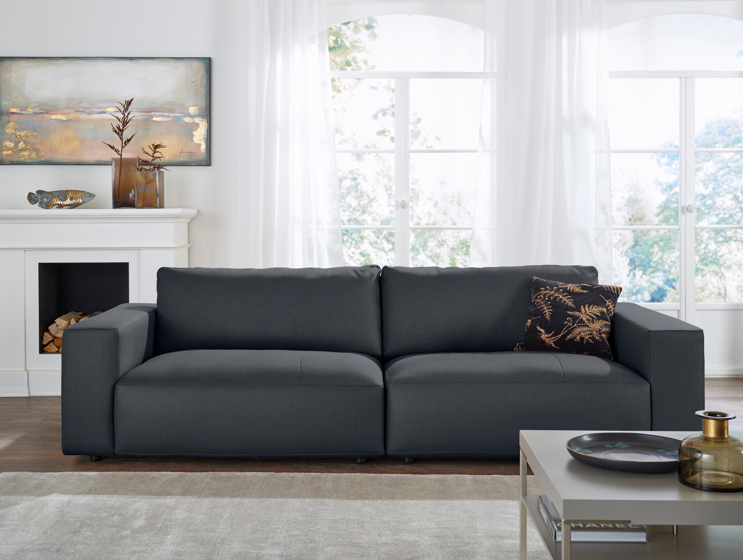 Musterring Big-Sofa »LUCIA«, in vielen Qualitäten und 4 unterschiedlichen Nähten, 3-Sitzer