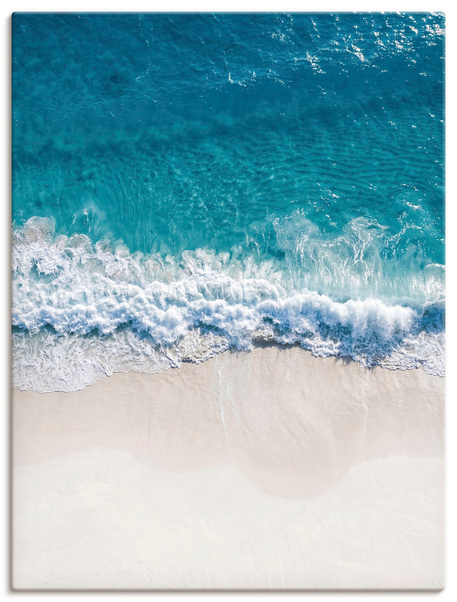 OTTO home Wandbild "Strand von oben I" Meer Bilder 1 Stk. tlg. als Poster oder Leinwandbild in verschied. Größen