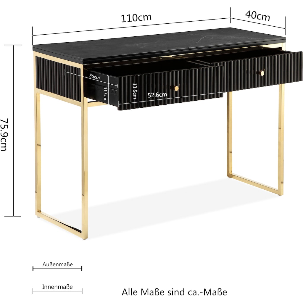 Guido Maria Kretschmer Home&Living Konsole »Passau«, mit Schubladen