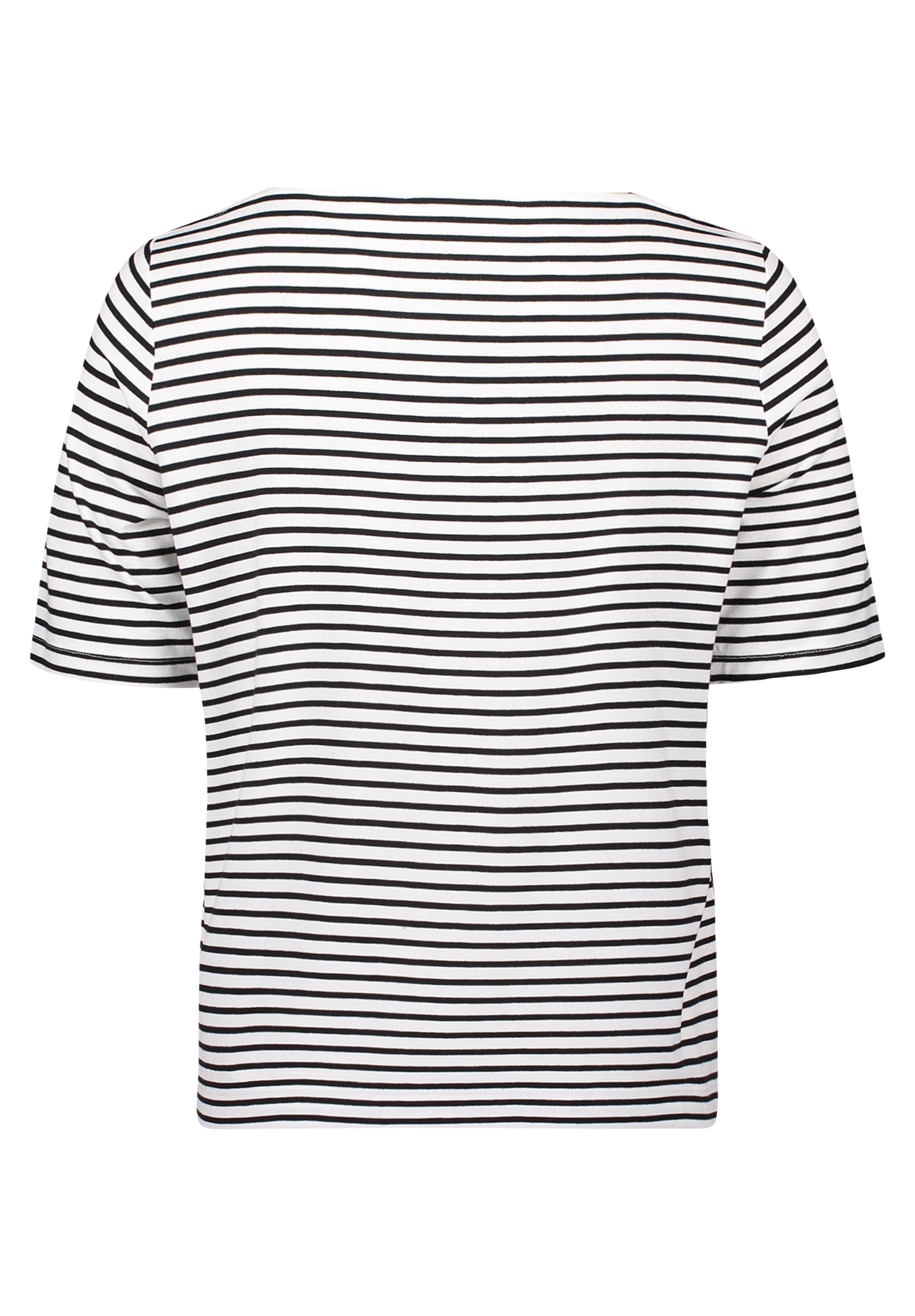 Betty&Co Kurzarmshirt "Betty & Co Damen Streifenshirt mit U-Boot-Ausschnitt günstig online kaufen