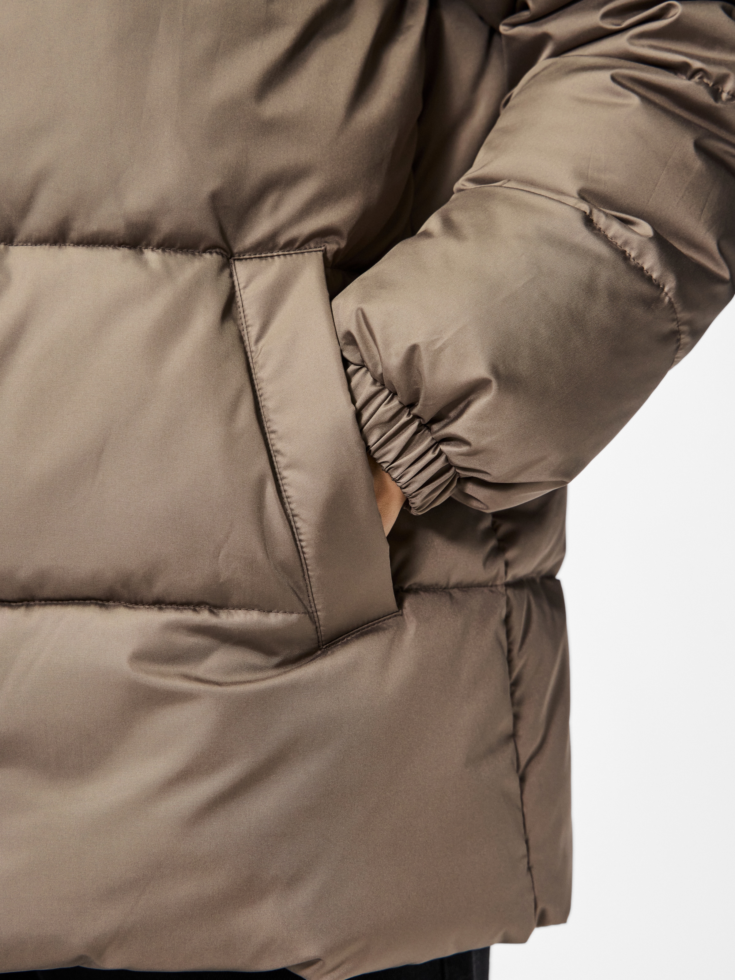 pieces Steppjacke »PCMADDIE PUFFER JACKET NOOS BC«, mit Kapuze