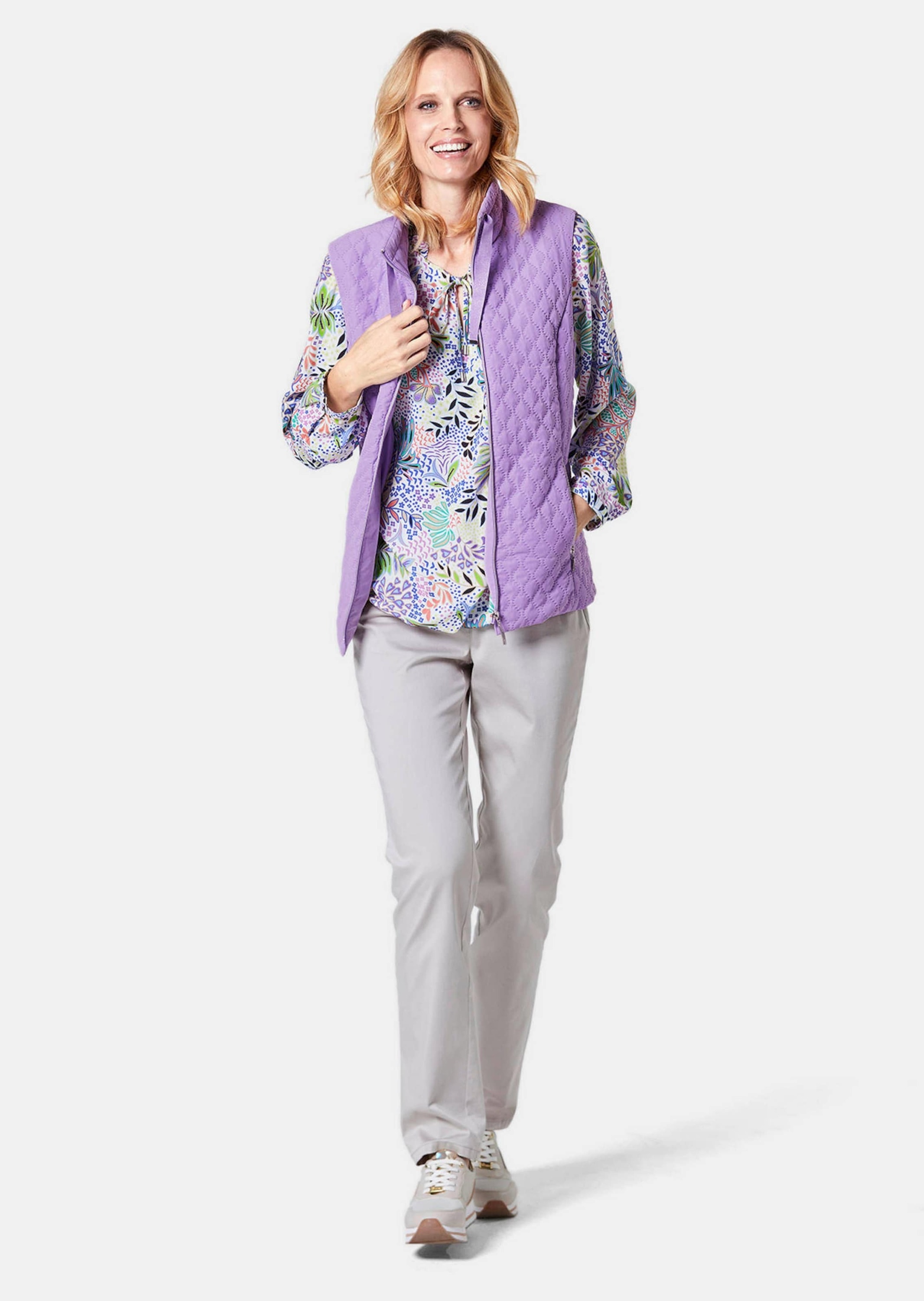 GOLDNER Kurzweste "Leichte Steppweste mit Stehkragen" günstig online kaufen