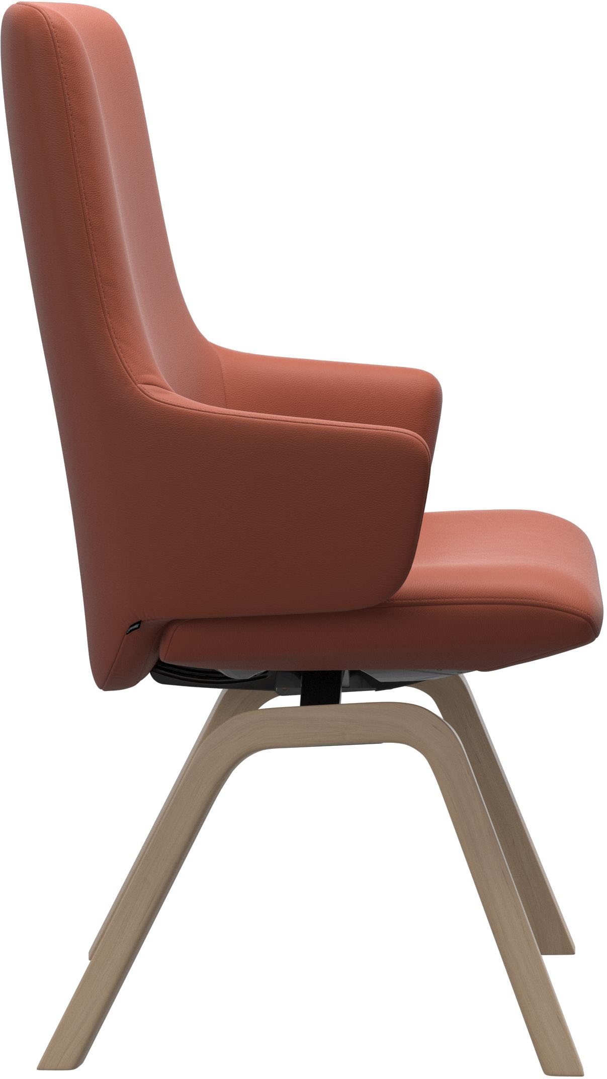 Stressless® Polsterstuhl »Laurel«, Leder PALOMA, High Back mit Armlehne, Größe L, mit schräggestellten Beinen in Eiche