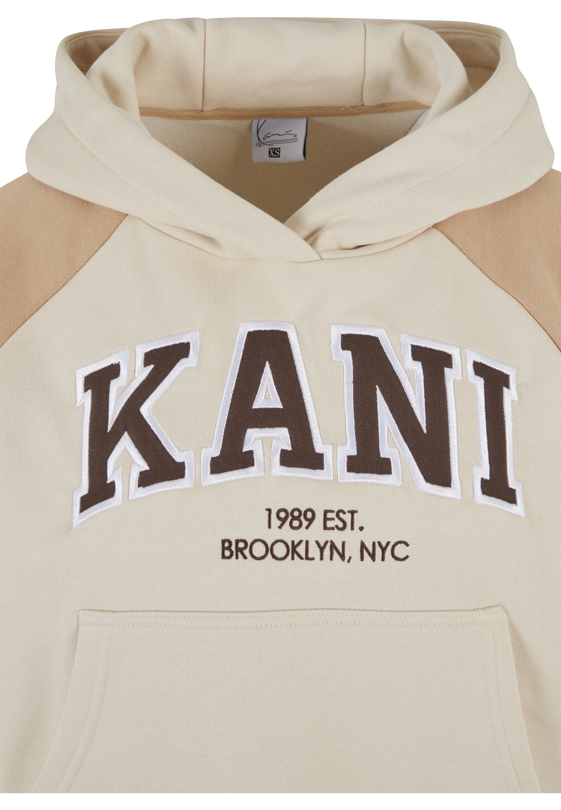 Karl Kani Kapuzenpullover »Karl Kani Damen KW224-005-2 KK Serif Crop Raglan Hoodie« 1 Stk.
