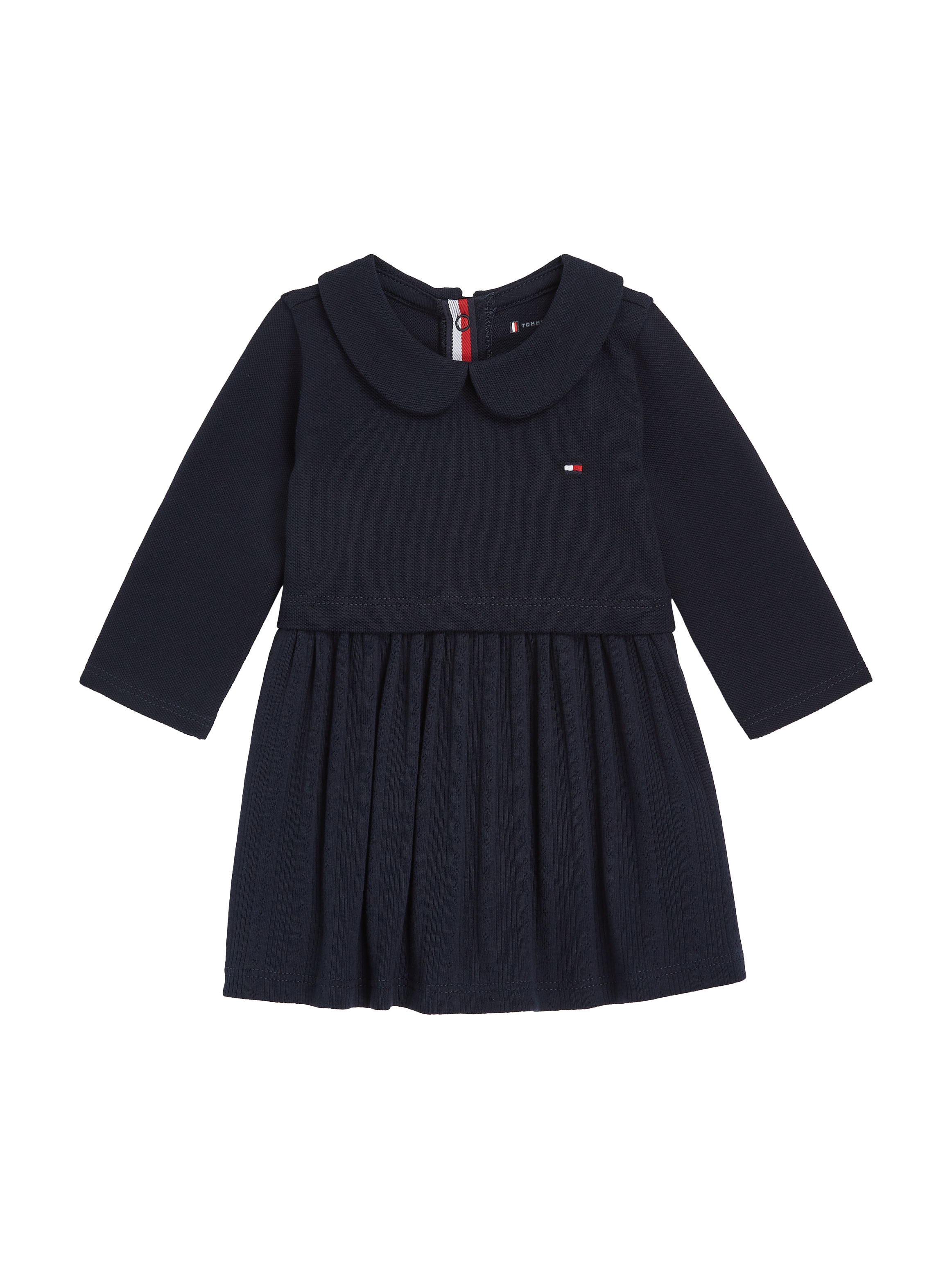 Jerseykleid »PIQUE POINTELLE REGULAR DRESS LS«, Baby bis 2 Jahre