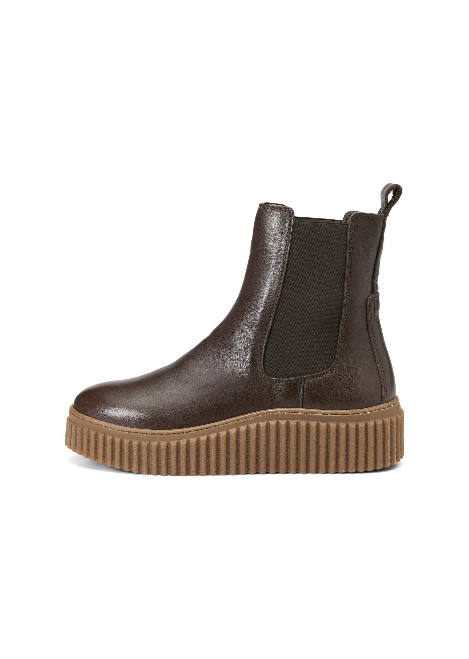 Marc O'Polo Chelseaboots »mit gerillter Plateausohle«