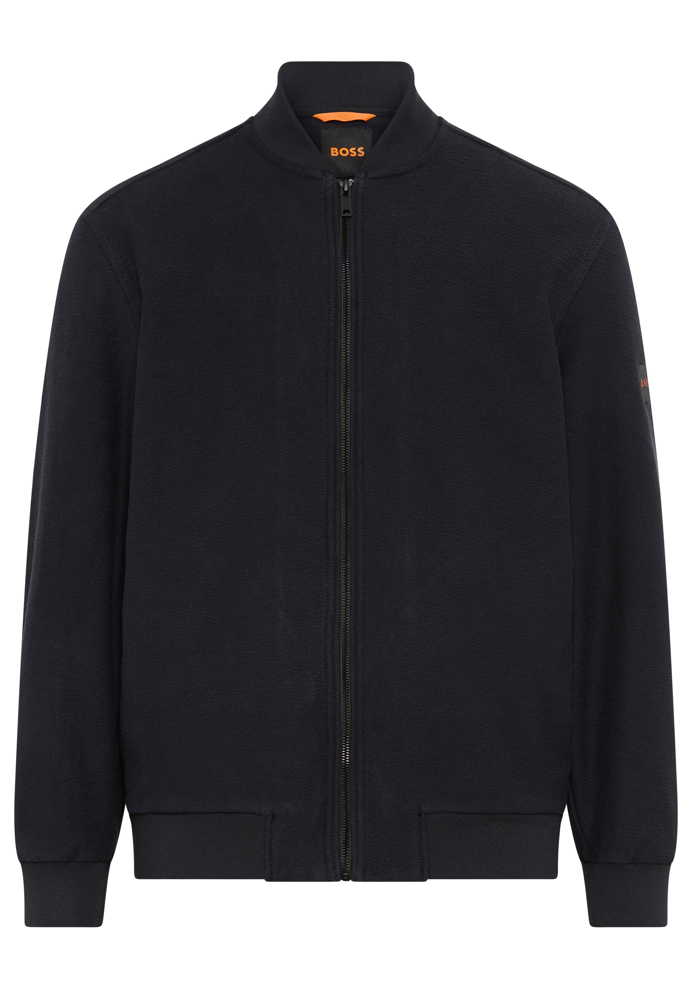 BOSS ORANGE Sweatjacke "Lisimba", oversize fit, Strickbündchen günstig online kaufen