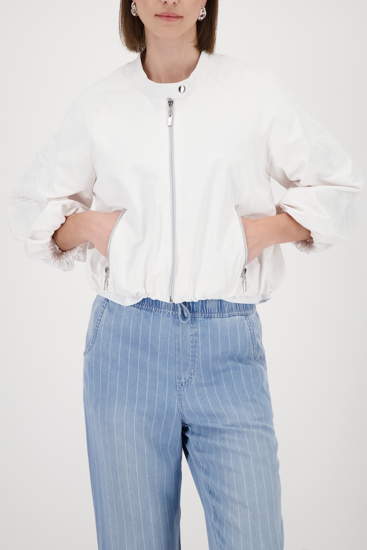 Monari Blouson ohne Kapuze Regular fit mit Stickerei günstig online kaufen