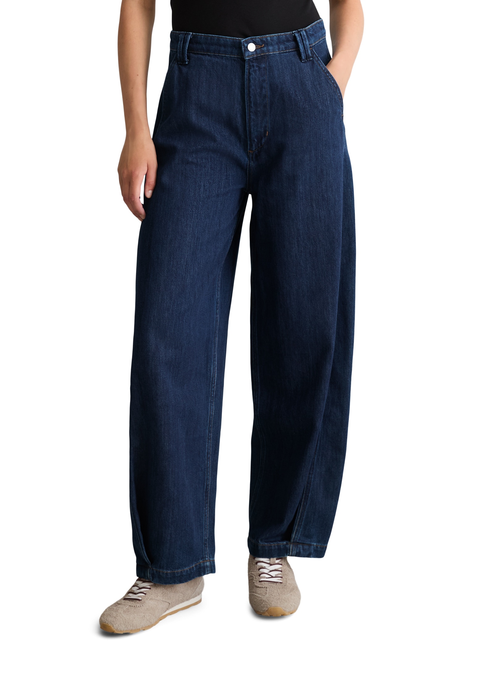 Marc OPolo DENIM Weite Jeans "made with Orange Fiber"