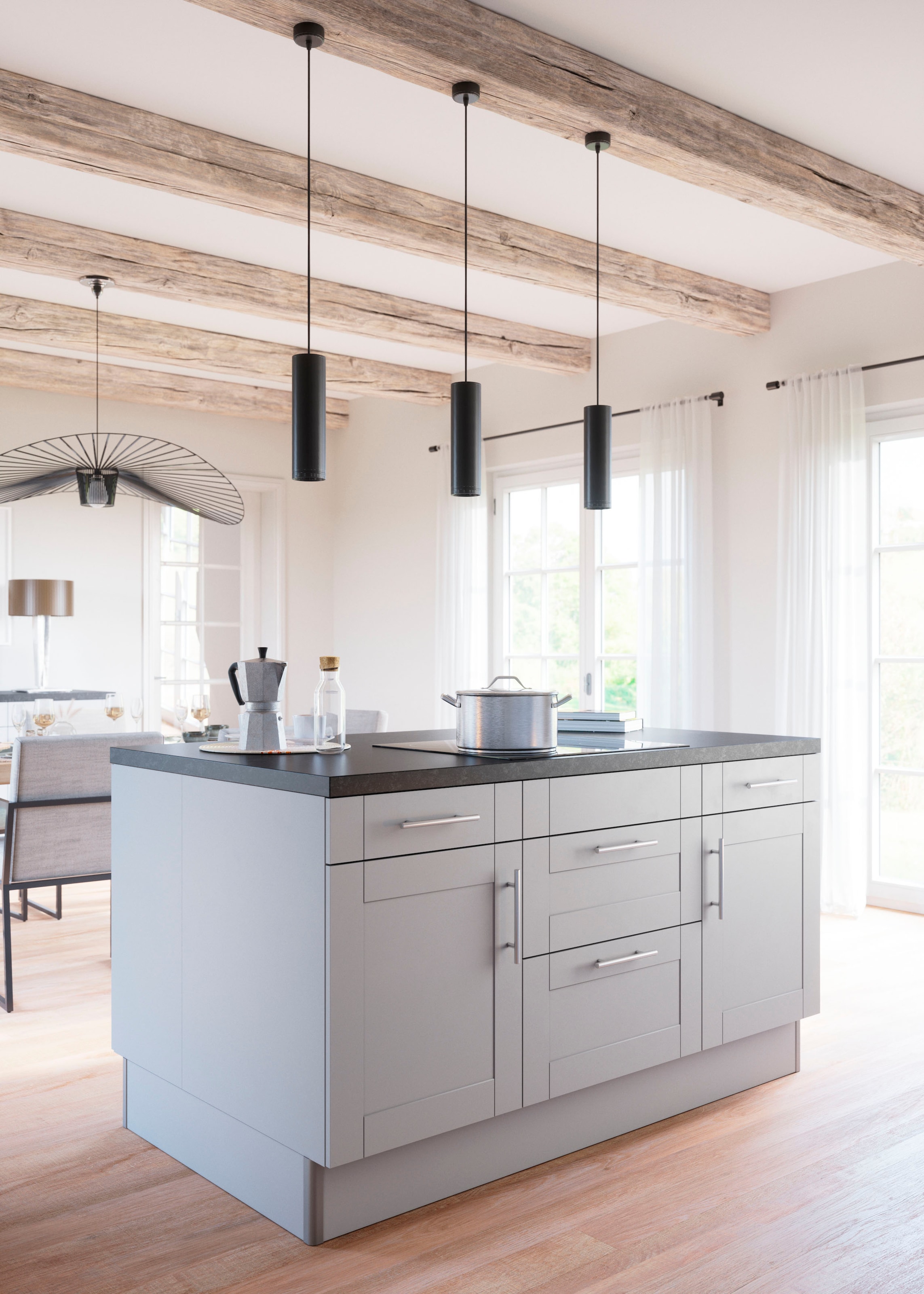 KOCHSTATION Kochinsel "KS-Ahus" Kücheninsel, Breite 160 cm, wahlw. mit E-Ge günstig online kaufen