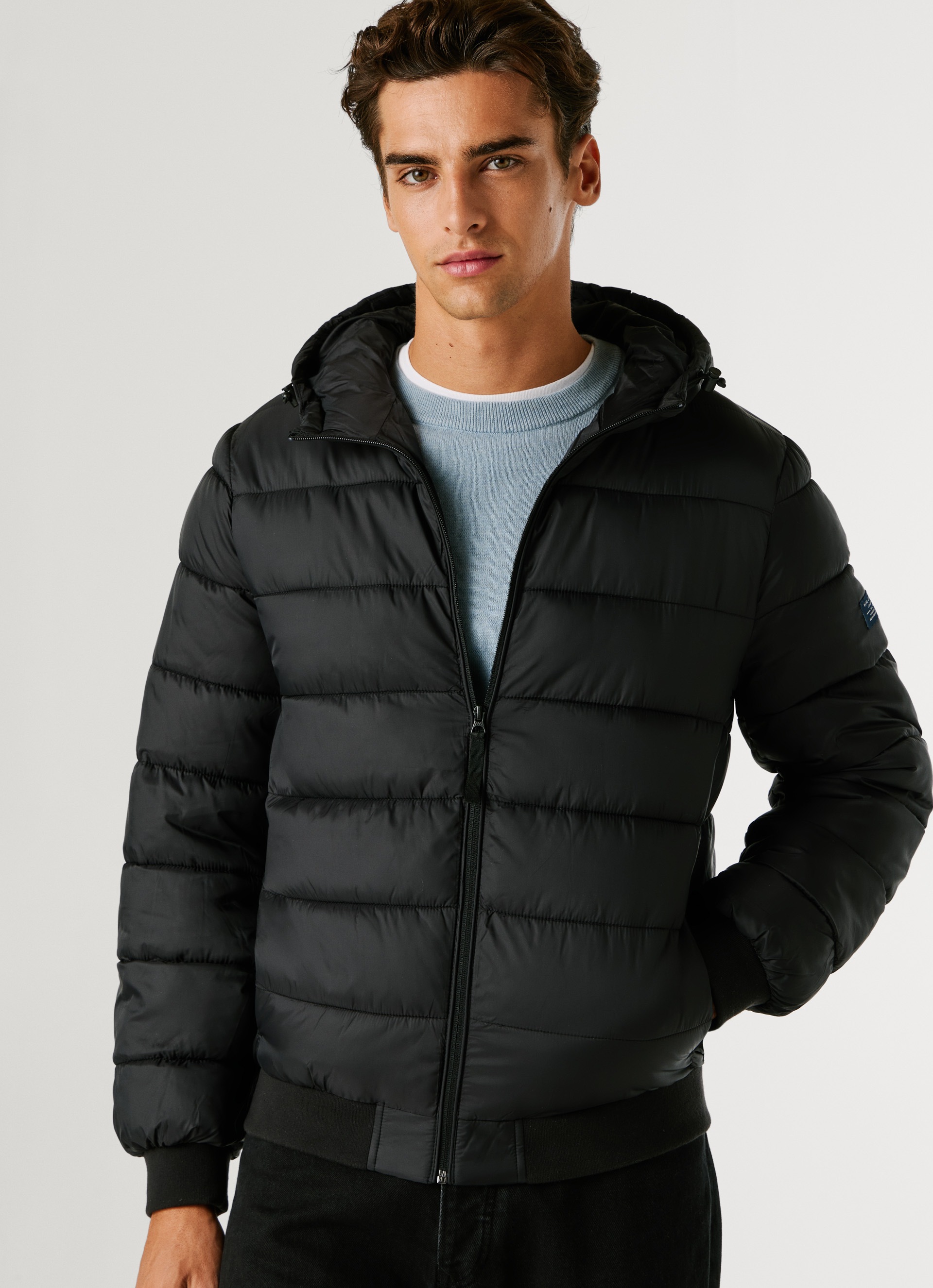 Pepe Jeans Steppjacke "PUFFER HOOD" mit Kapuze Regular Fit mit Kapuze günstig online kaufen