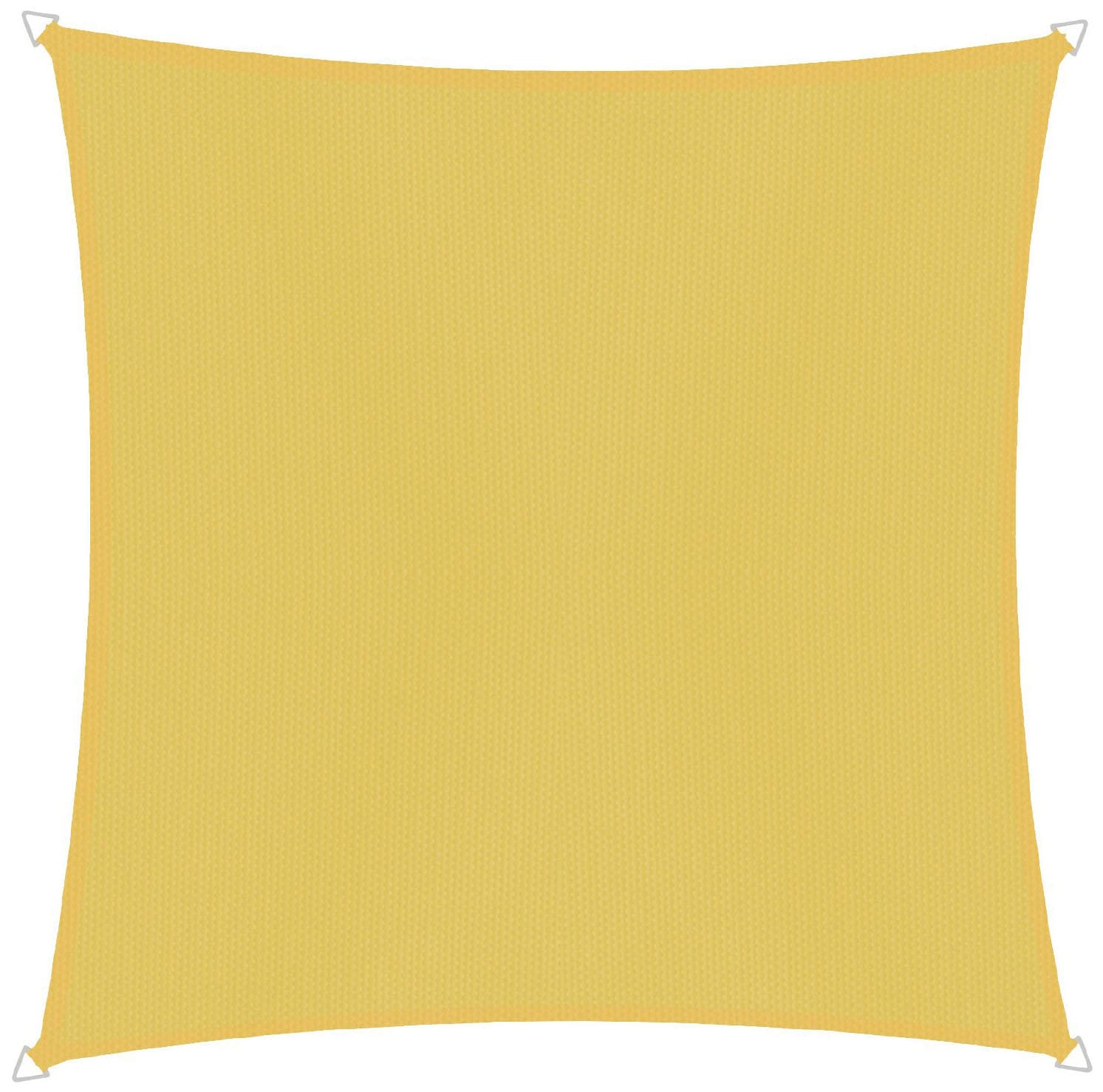 Sonnensegel »Cannes Quadrat«, 3x3m, gelb