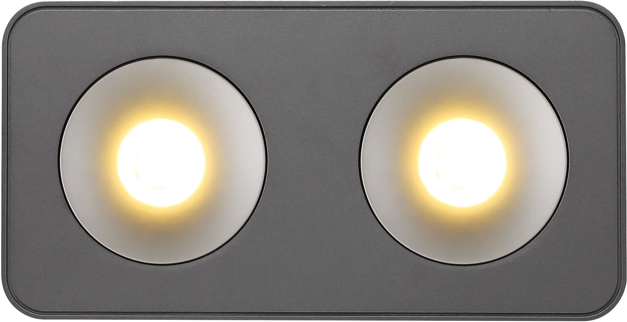 GLOBO LIGHTING LED Deckenstrahler »HANGARAU«, Leuchtmittel LED-Modul | LED fest integriert, Spot/grau/3000K/Flur/Wohnbereich/LxBxH: 1800x85x185mm