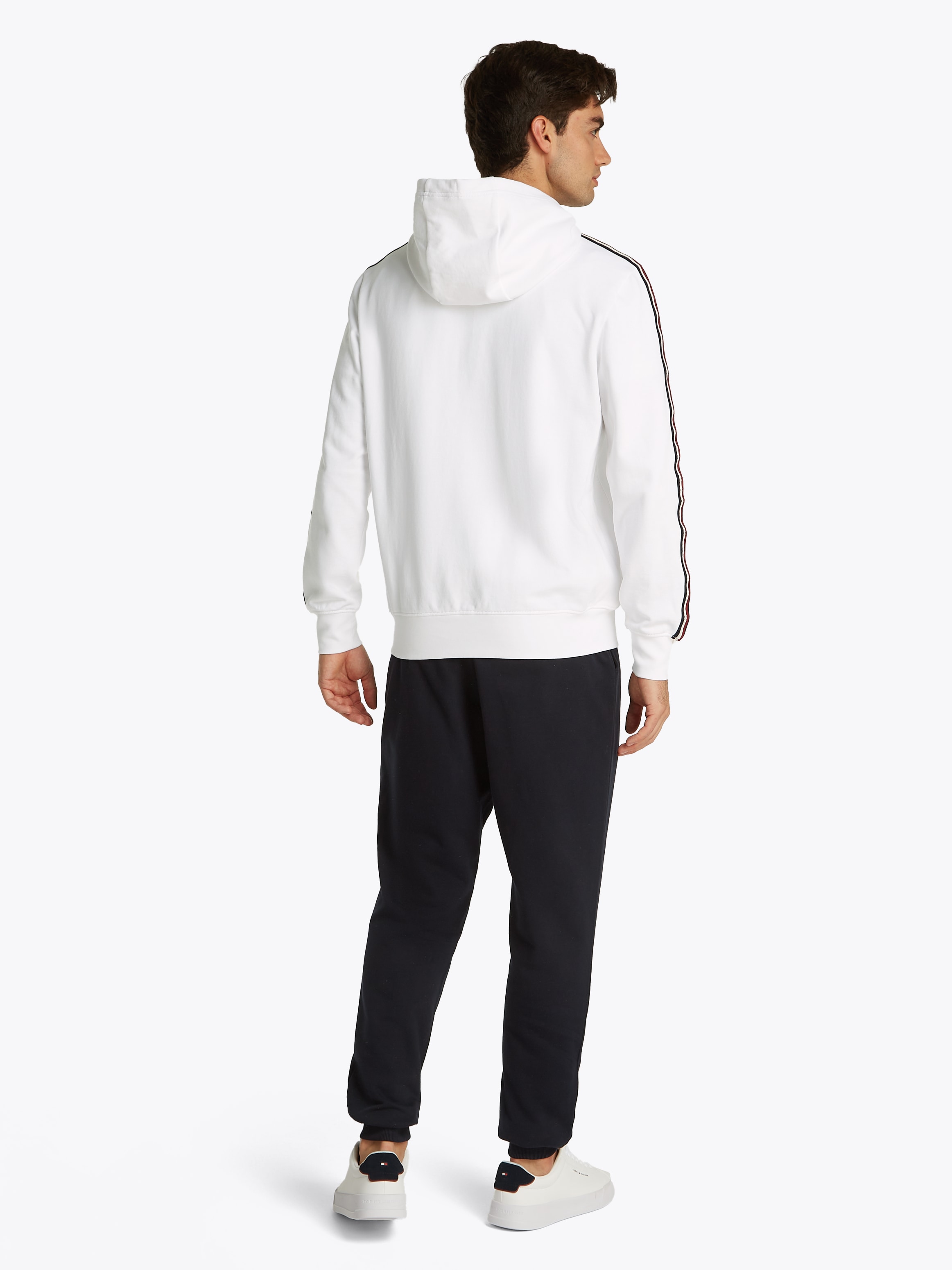 Tommy Hilfiger Hoodie »GLOBAL STRIPE HOODY«, mit Streifen in Tommy farbe auf dem Ärmel