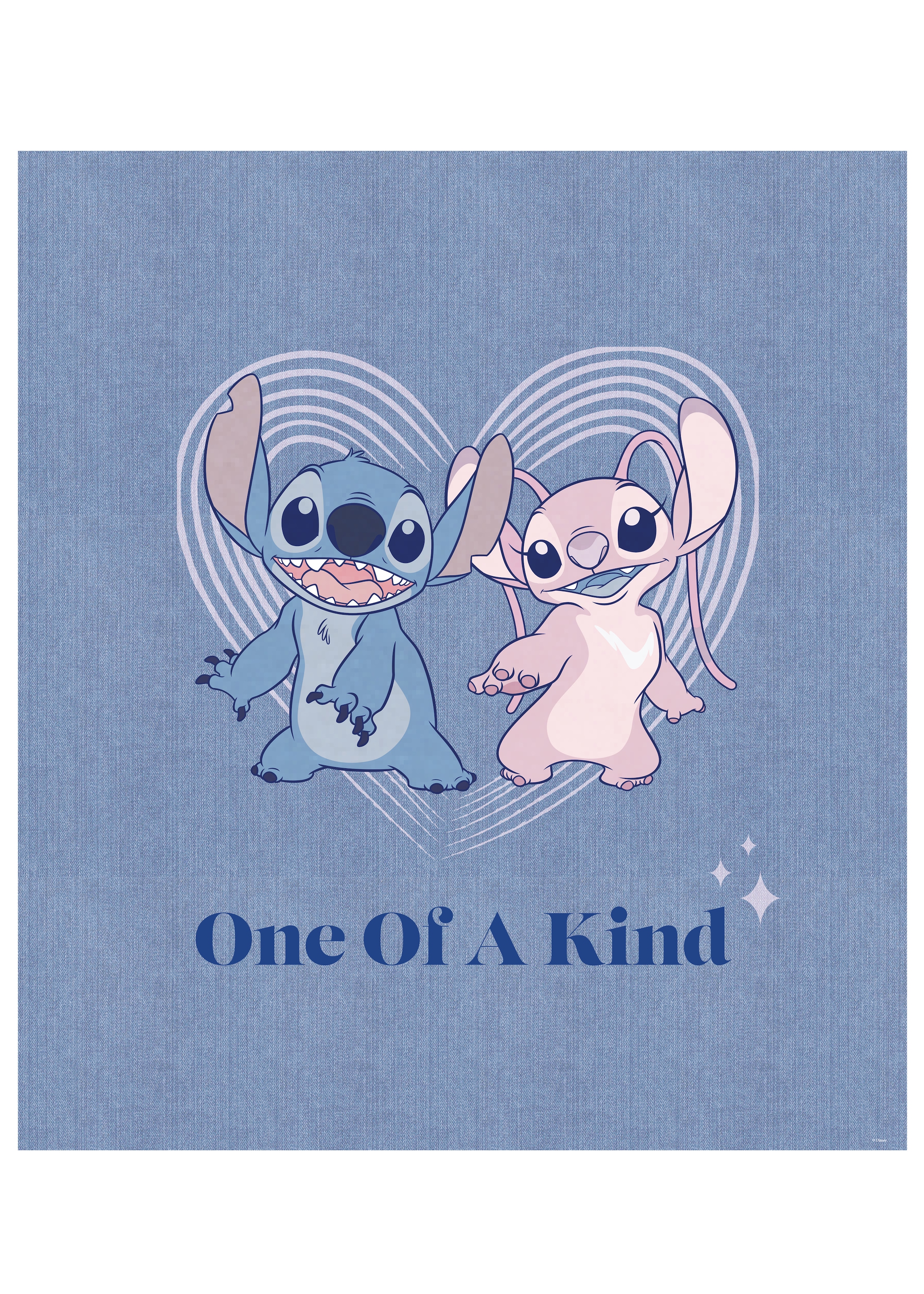 Komar Bild »Stitch One of a Kind«, Disney, (1 St.), Wandbild zur Dekoration im Kinderzimmer - ohne Rahmen