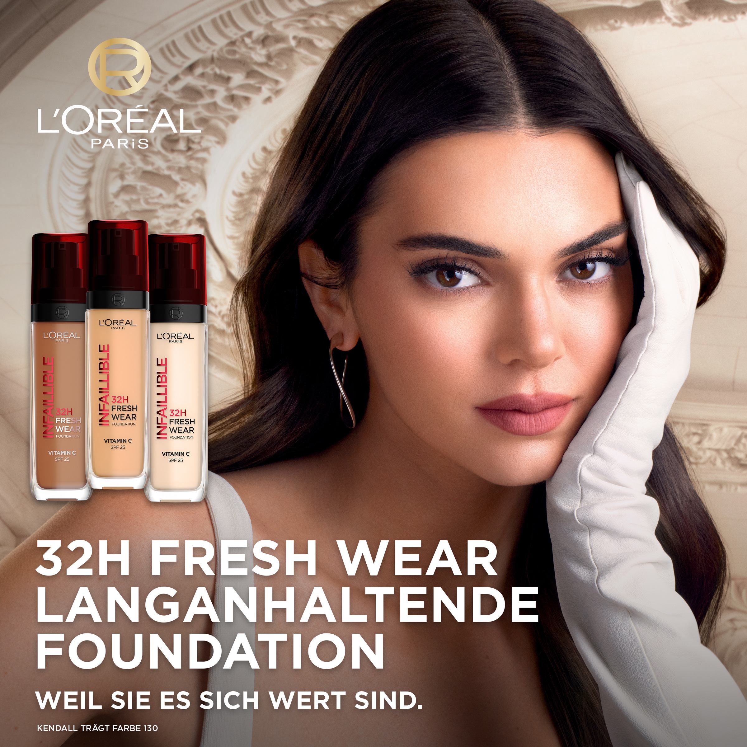 L'ORÉAL PARIS Foundation »Infaillible 32H Fresh Wear Make-up«, mit langanhaltender Formel