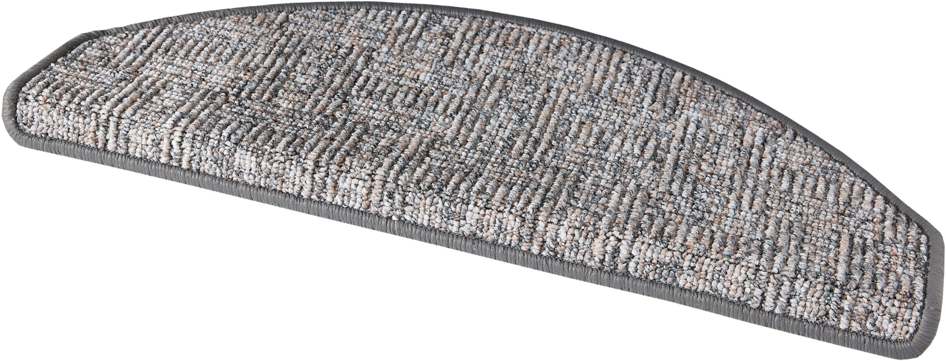 Andiamo Stufenmatte "Leo, Made in Poland" halbrund 6 mm Höhe grobe melierte günstig online kaufen