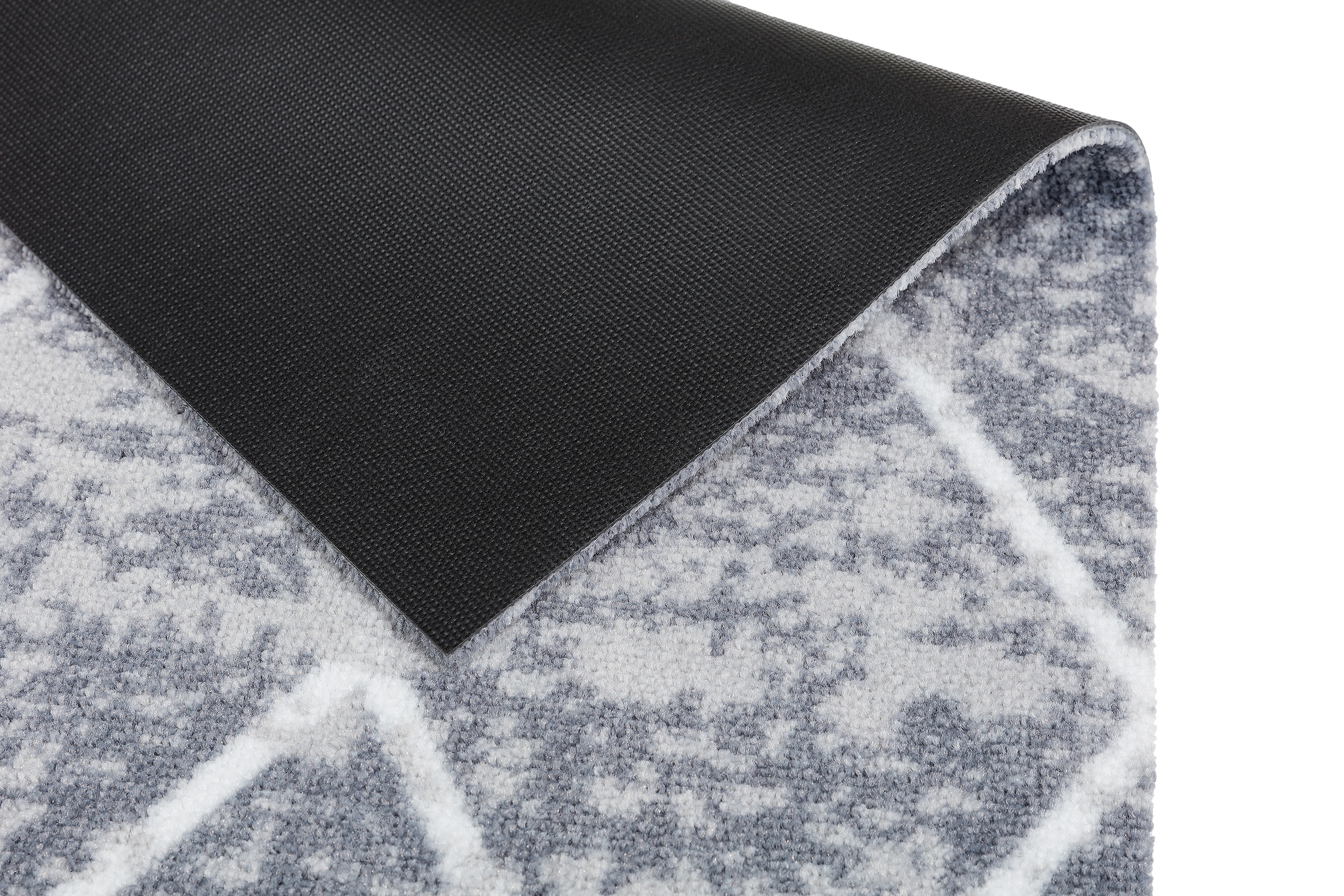 ASTRA Fußmatte »Miabella 1669« rechteckig 7 mm Höhe Schmutzfangmatte, Rauten Design, waschbar, In -und Outdoor geeignet