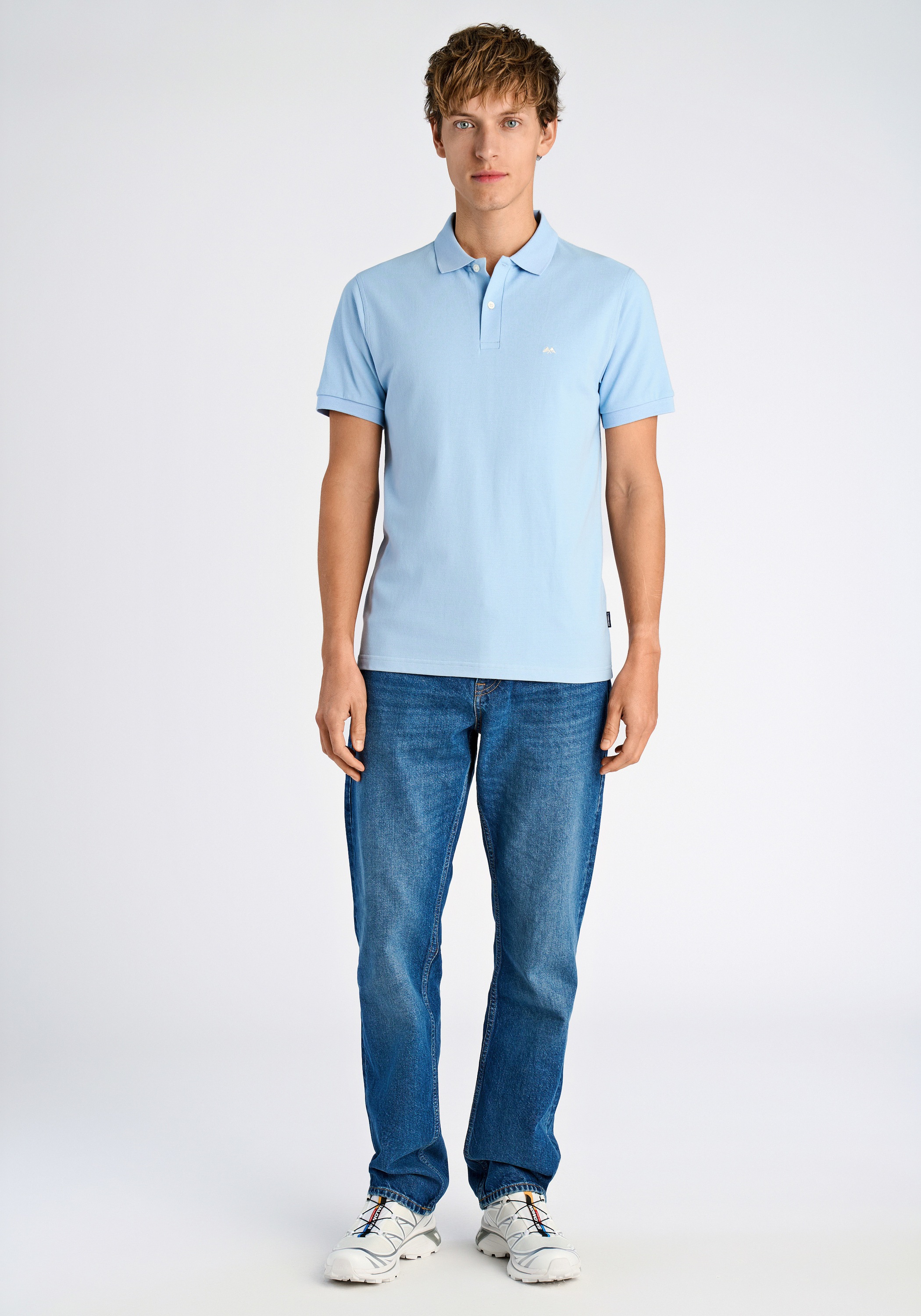 Lindbergh Poloshirt Relaxed Fit Blau XXL 3