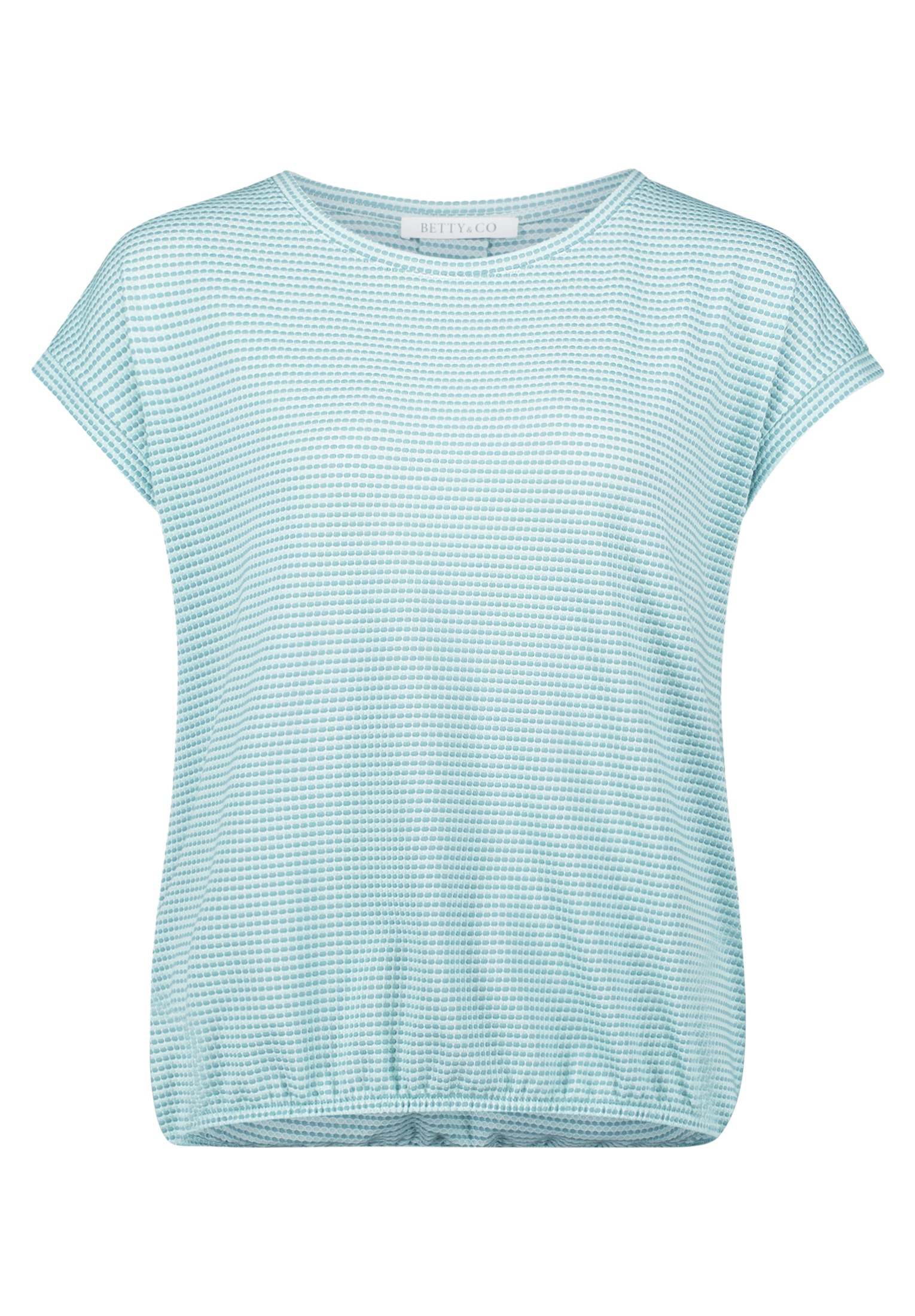 Betty&Co Kurzarmshirt »Betty & Co Casual-Shirt mit Gummizug«, (1 tlg.), Material