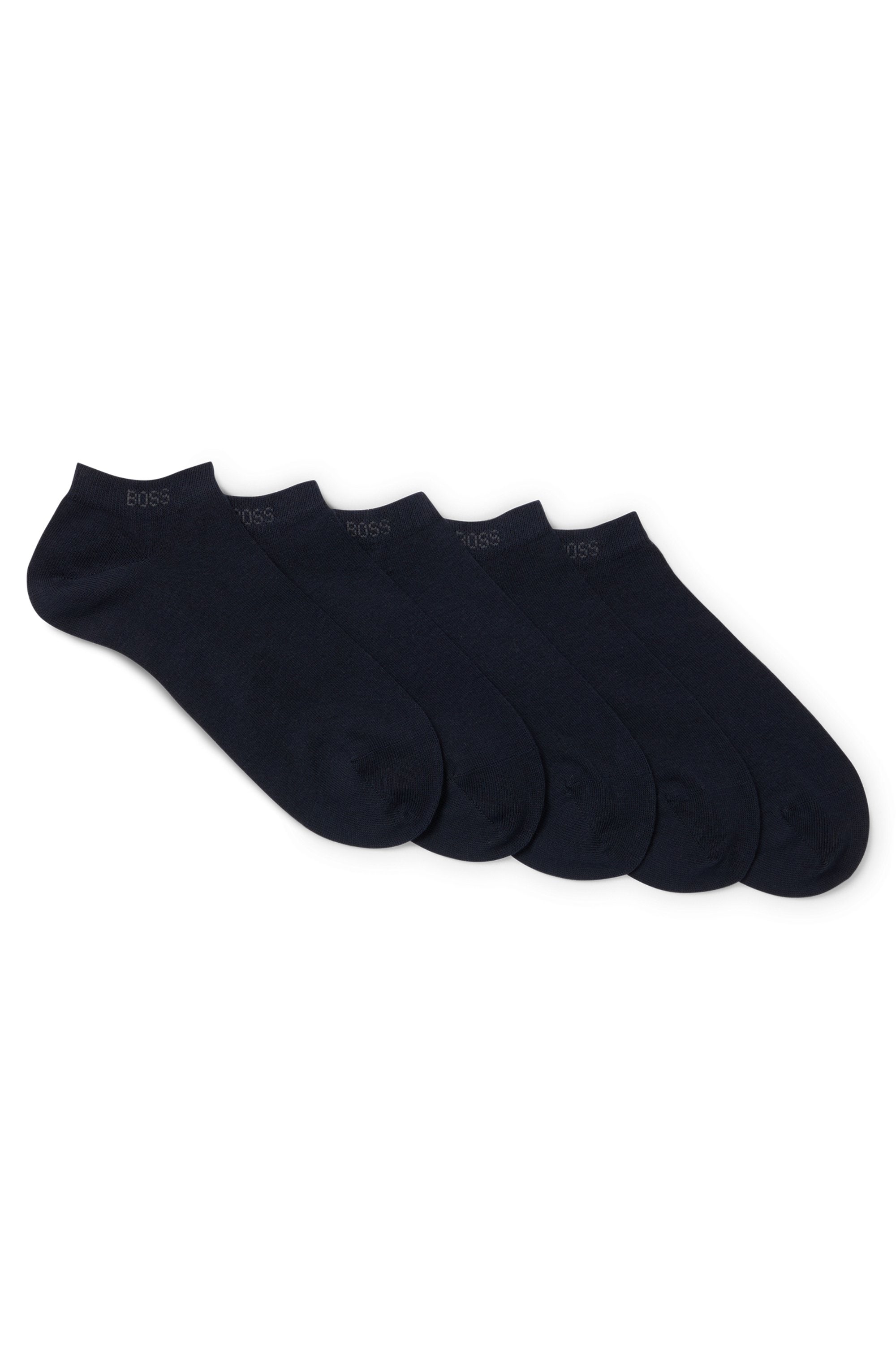 BOSS Sneakersocken »5P AS Uni Color CC«, (Packung, 5 Paar, 5er), im sportiven Look