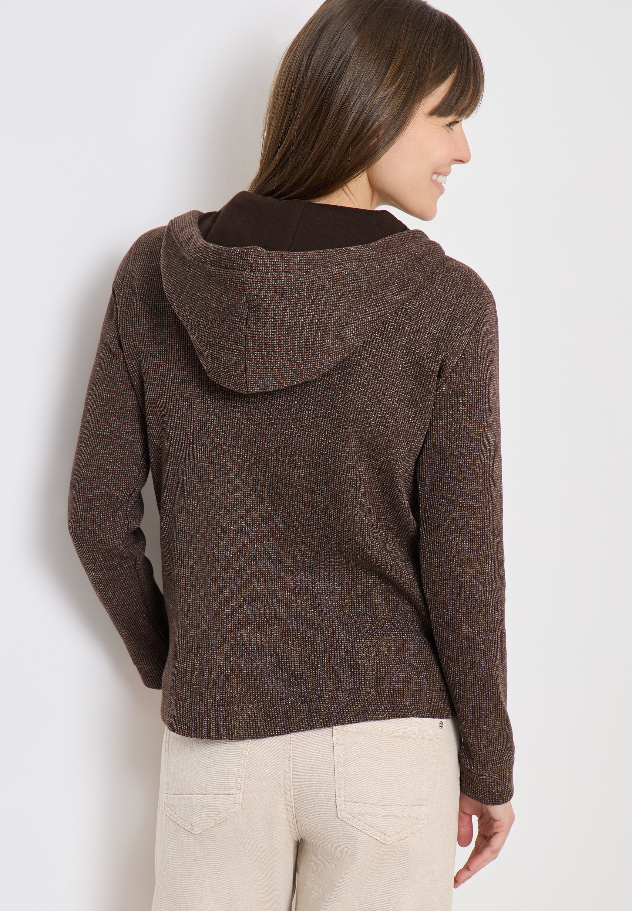 Cecil Kapuzensweatjacke mit Kapuze und Taschen günstig online kaufen