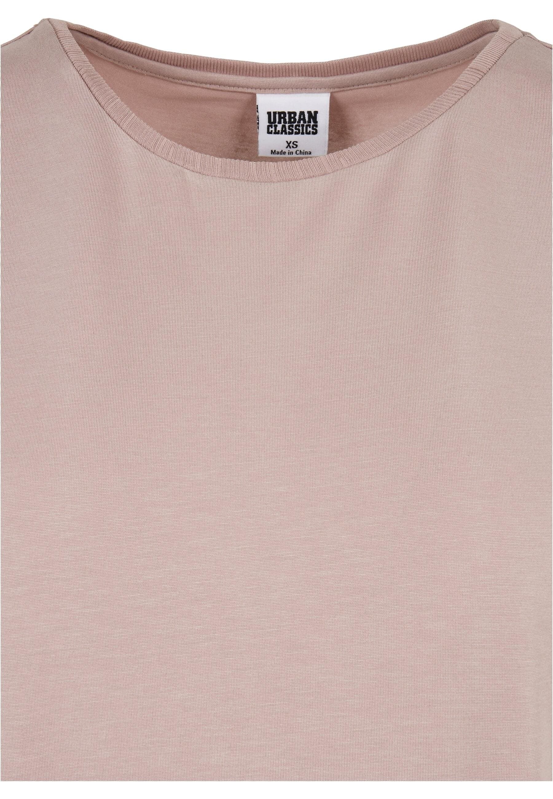 URBAN CLASSICS Kurzarmshirt »Urban Classics Damen Ladies Modal Extended Shoulder Tee«, (1 tlg.)