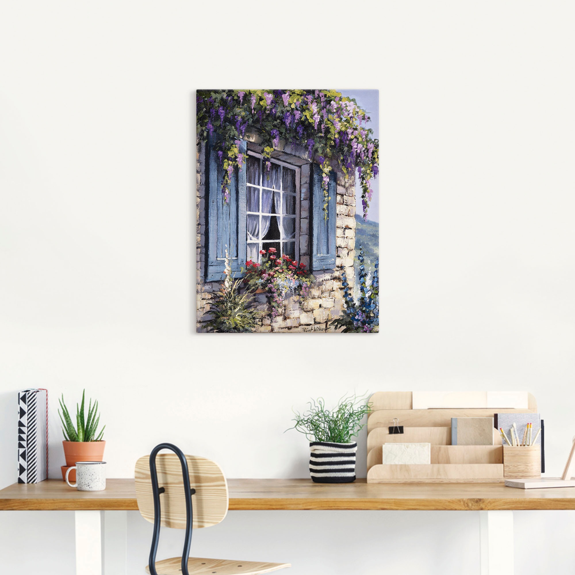 Artland Wandbild "Fenster I" Fenster & Türen 1 Stk. tlg. als Leinwandbild, Poster in verschied. Größen