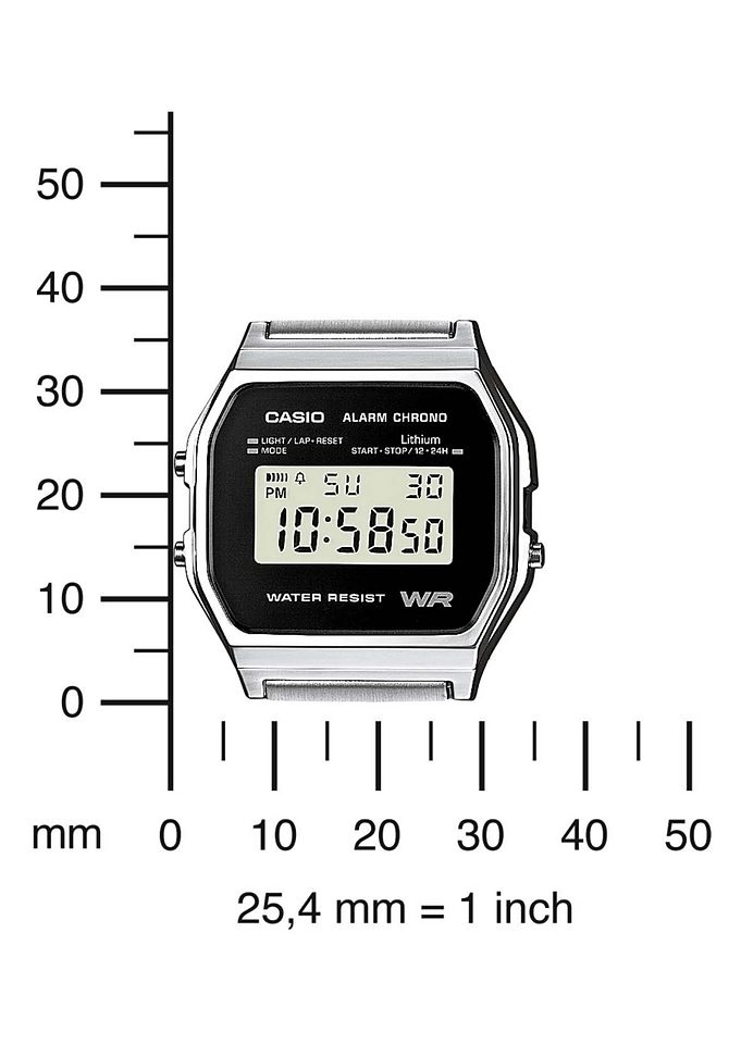 CASIO VINTAGE Chronograph »A158WEA-1EF«