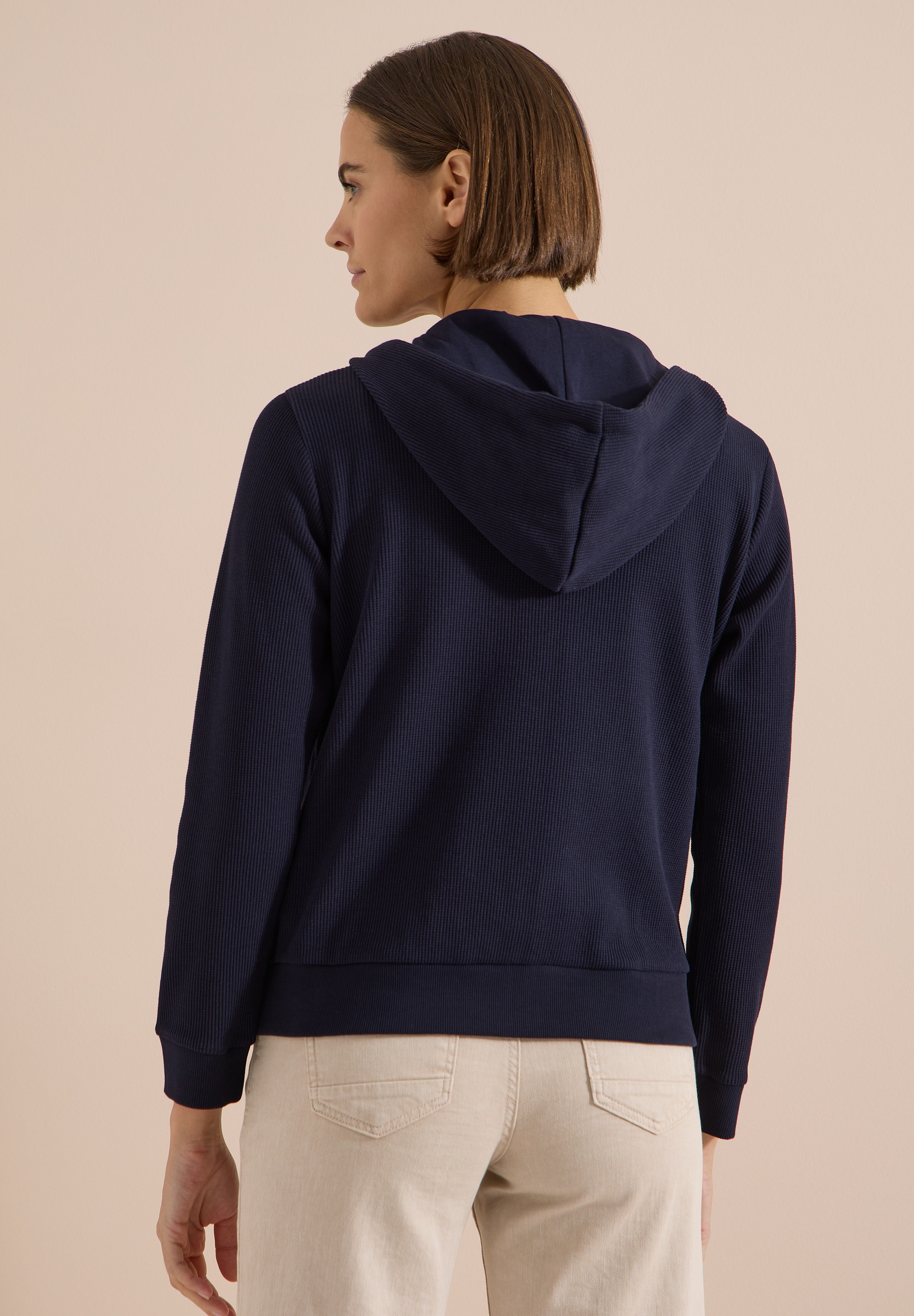 Cecil Cardigan mit Kapuze mit Tunnelzugband