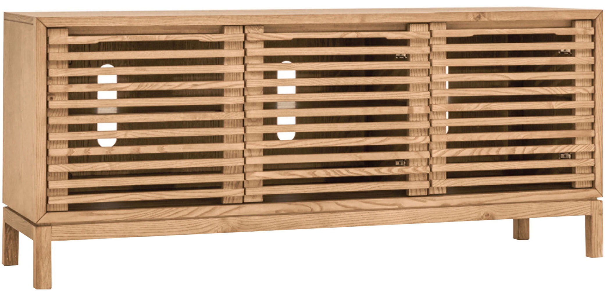 andas TV-Board »Tanner 3-türige Medienkonsole aus Eschenholz« 1 Stk. tlg.