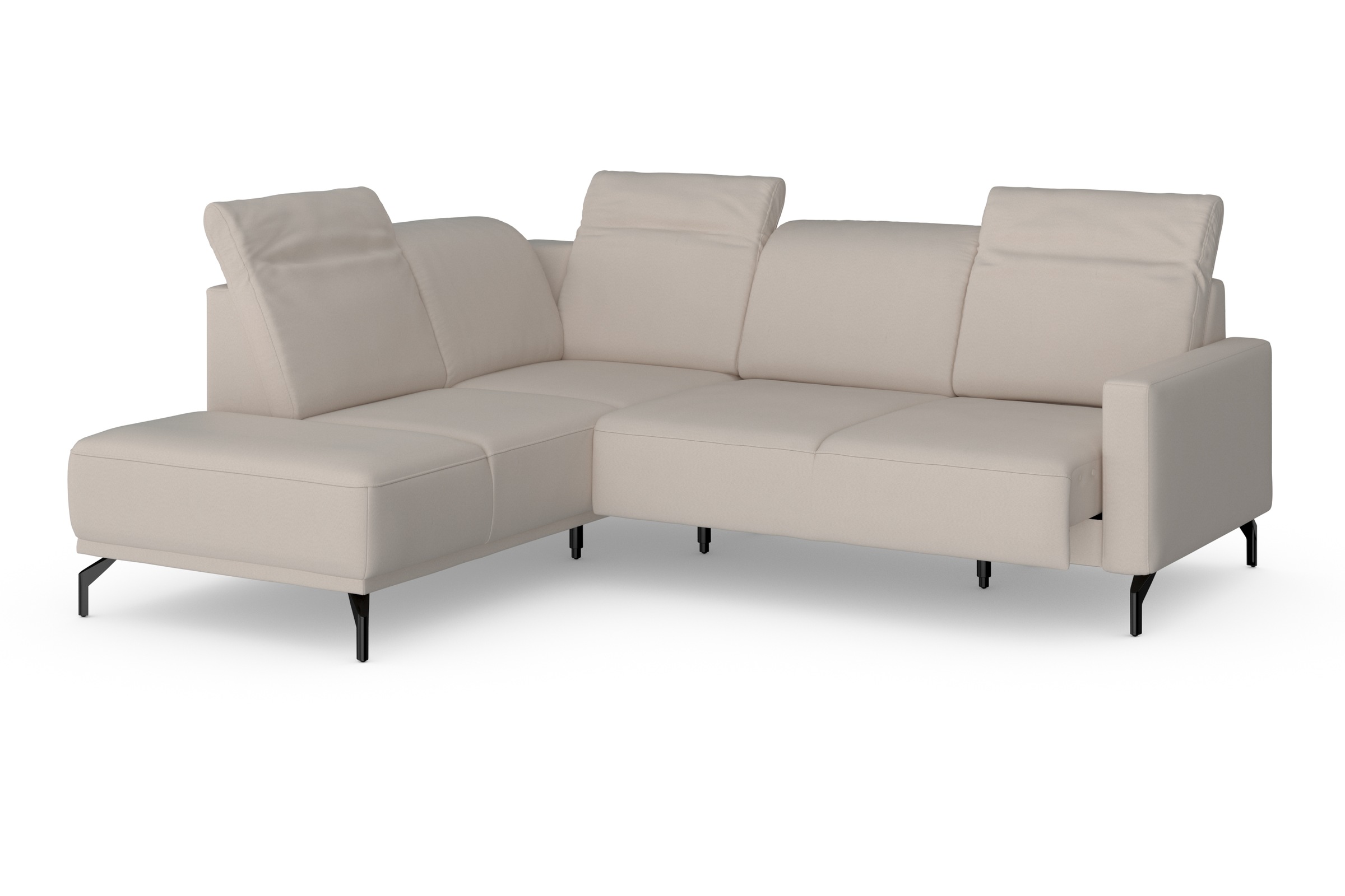 sit&more Ecksofa »Bailando L-Form«, wahlweise mit Kopfteilverstellung und Vorziehsitz, motorisch