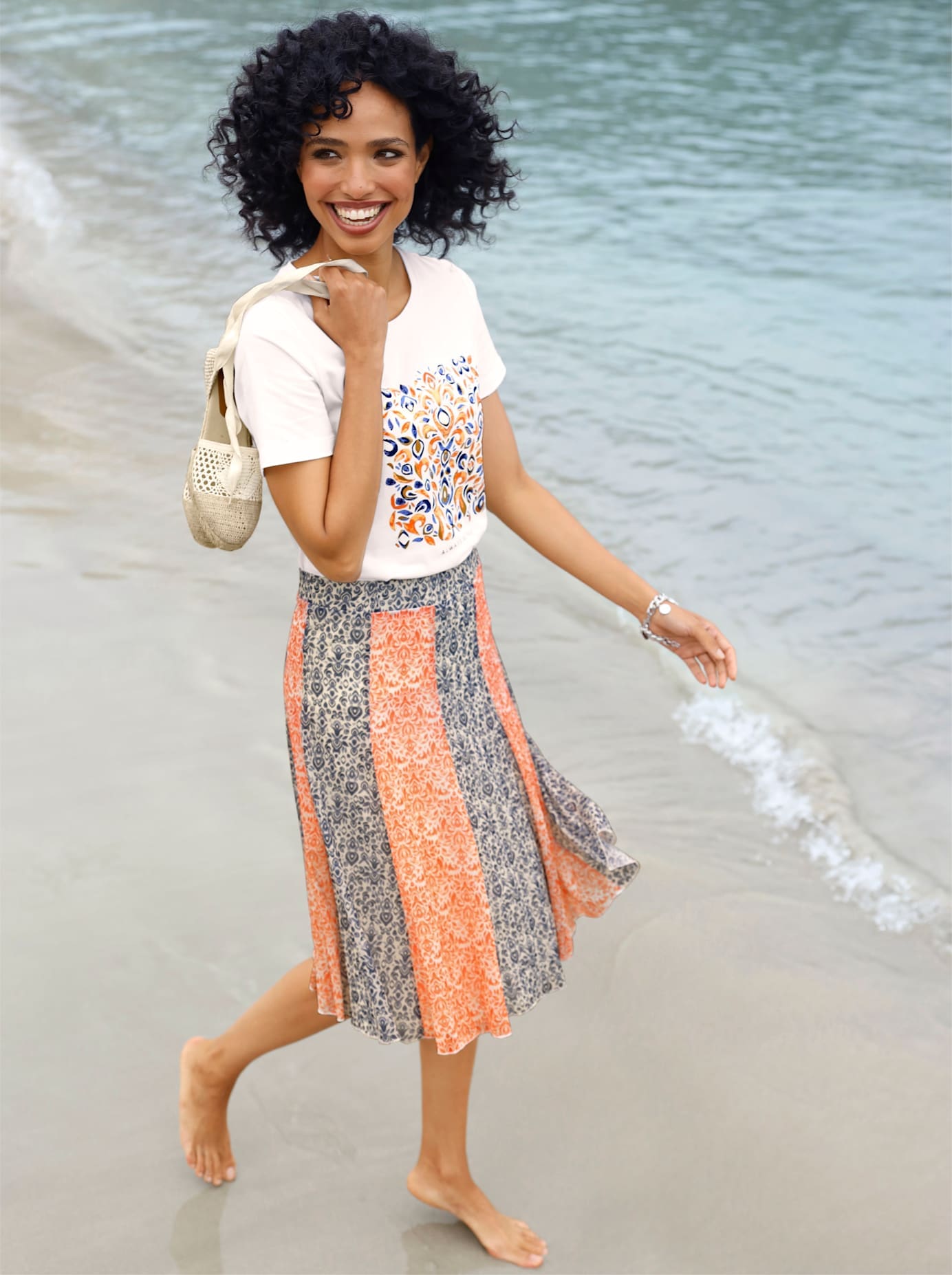 heine T-Shirt "Druck-Shirt" 1 tlg. günstig online kaufen