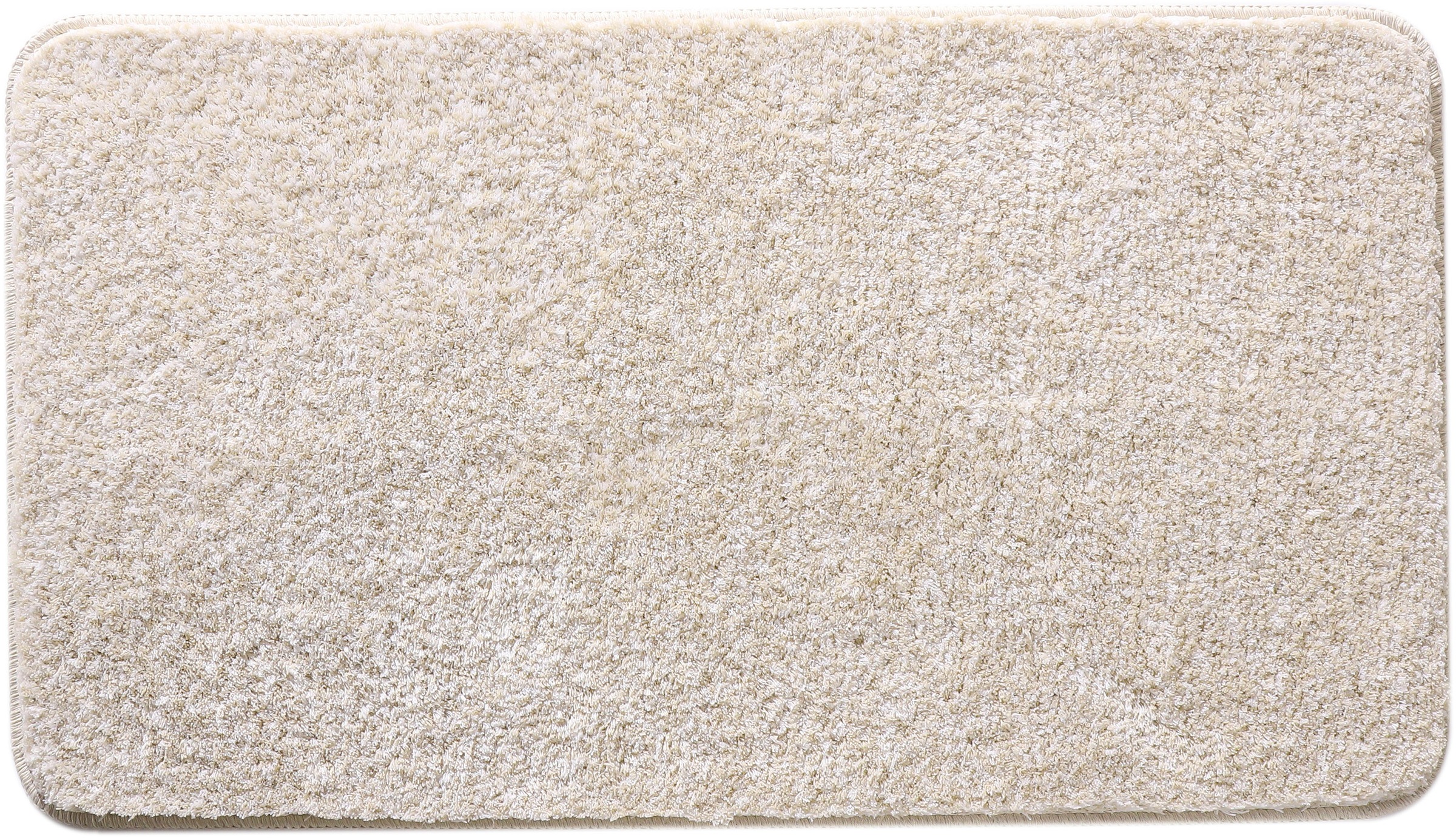 my home Badematte »Vanessa meliert, Badvorleger, Badezimmer Teppich, Duschvorleger«, rutschhemmend beschichtet, strapazierfähig, Badteppich, weiche Haptik, unifarben
