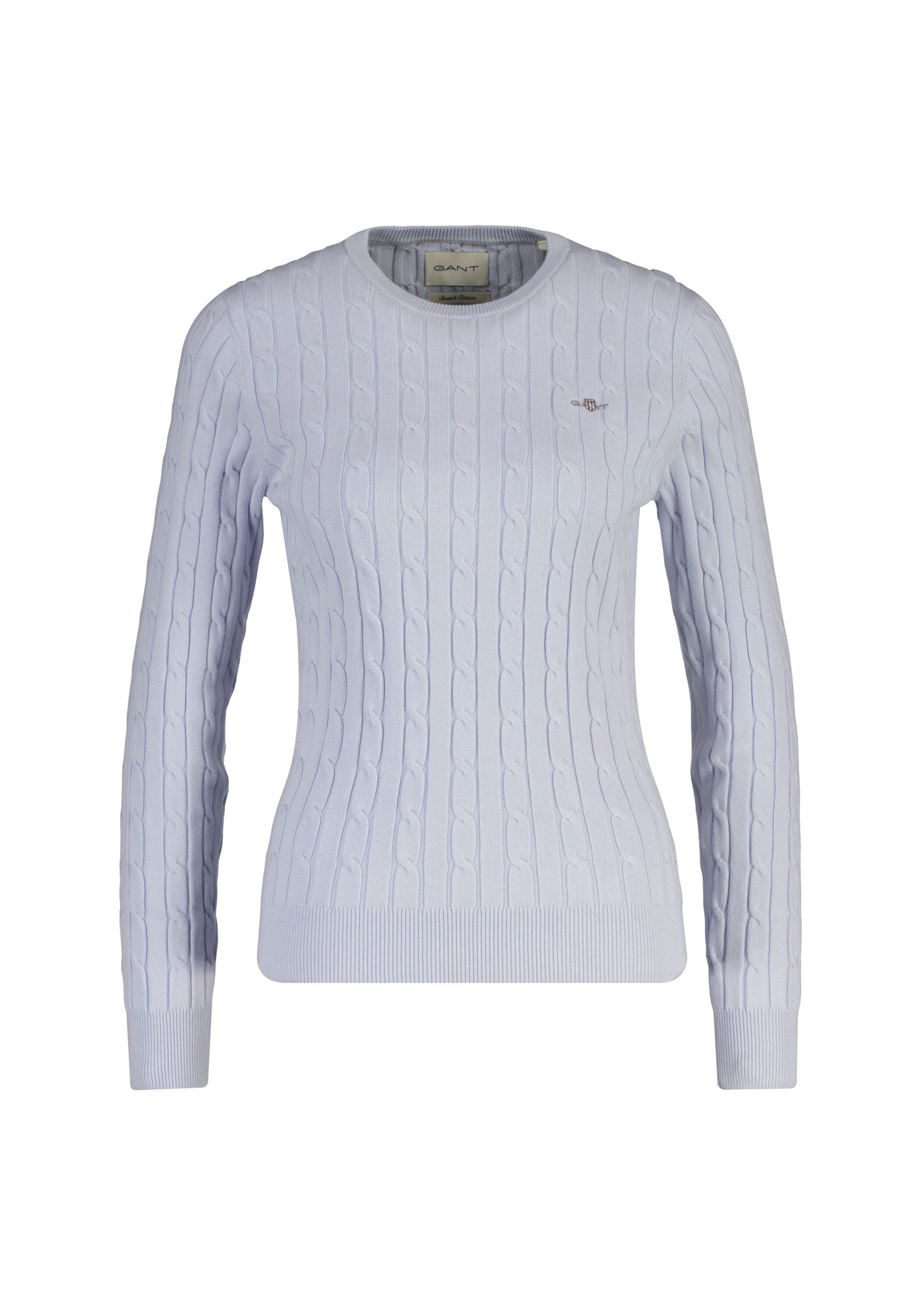 GANT Cable C-Neck Sweater Light Blue M 4