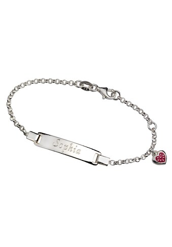 Firetti Silberarmband »ID Armband mit Herz & Erdbeere« kaufen