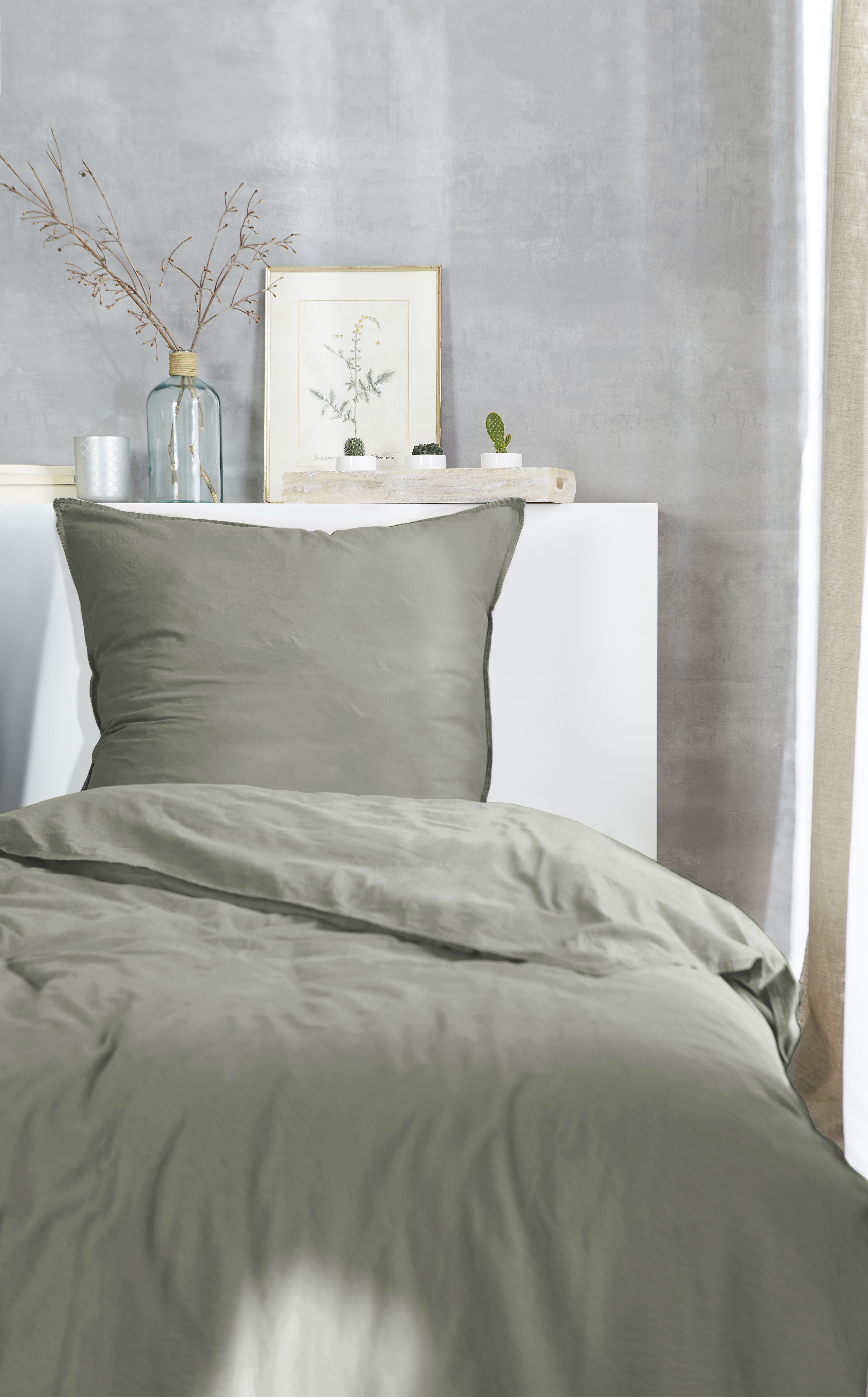 Primera Bettwäsche "Primera Stone-Washed Flanell" 2 Stk. tlg. Bettwäsche au günstig online kaufen