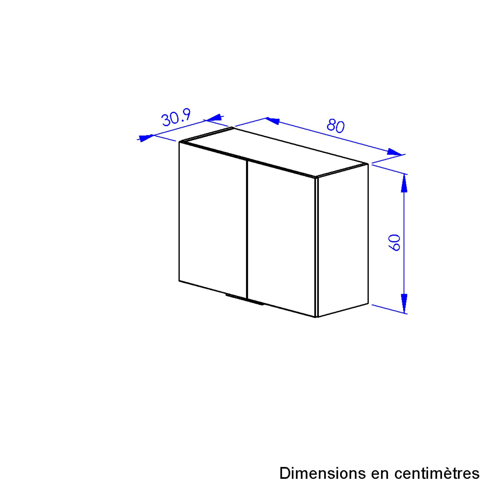 Gami Küchenzeile »240 EDEN ohne E-Geräte« mit melaminbeschichteter Oberfläche, robust und pflegeleicht