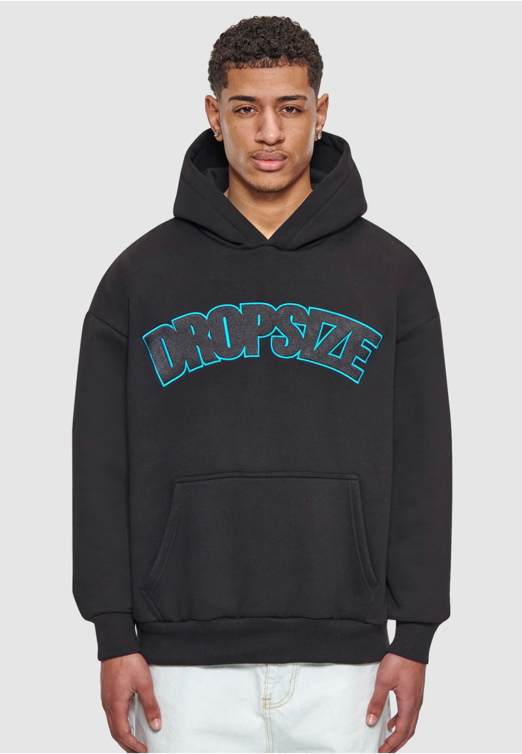 Thumbnail - Dropsize Kapuzensweatshirt "Dropsize Herren Dropsize Heavy Overisze Outline Embo Hoodie", 1 Stk.