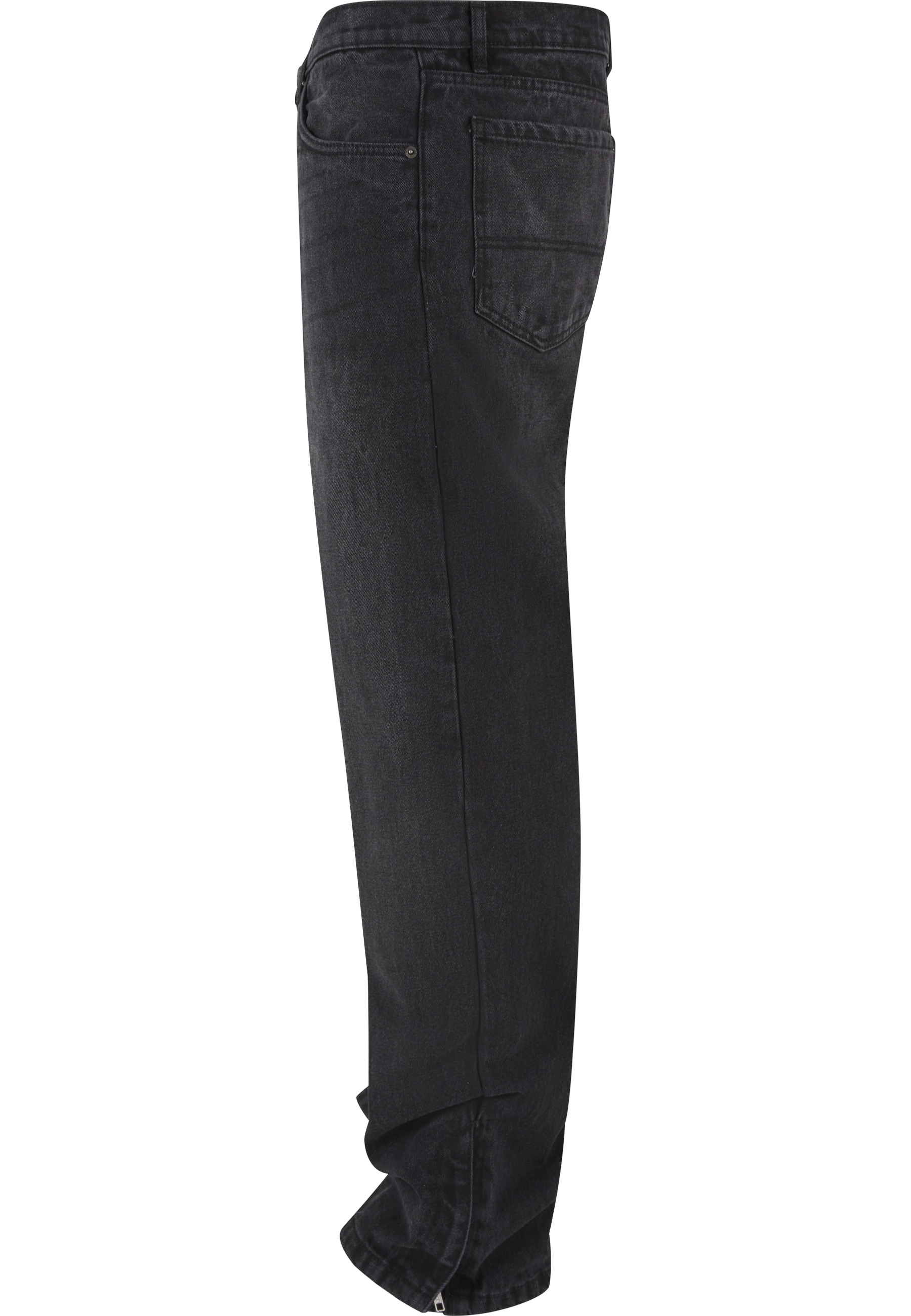 URBAN CLASSICS Bequeme Jeans »Urban Classics Herren Heavy Ounce Straight Fit Zipped Jeans«