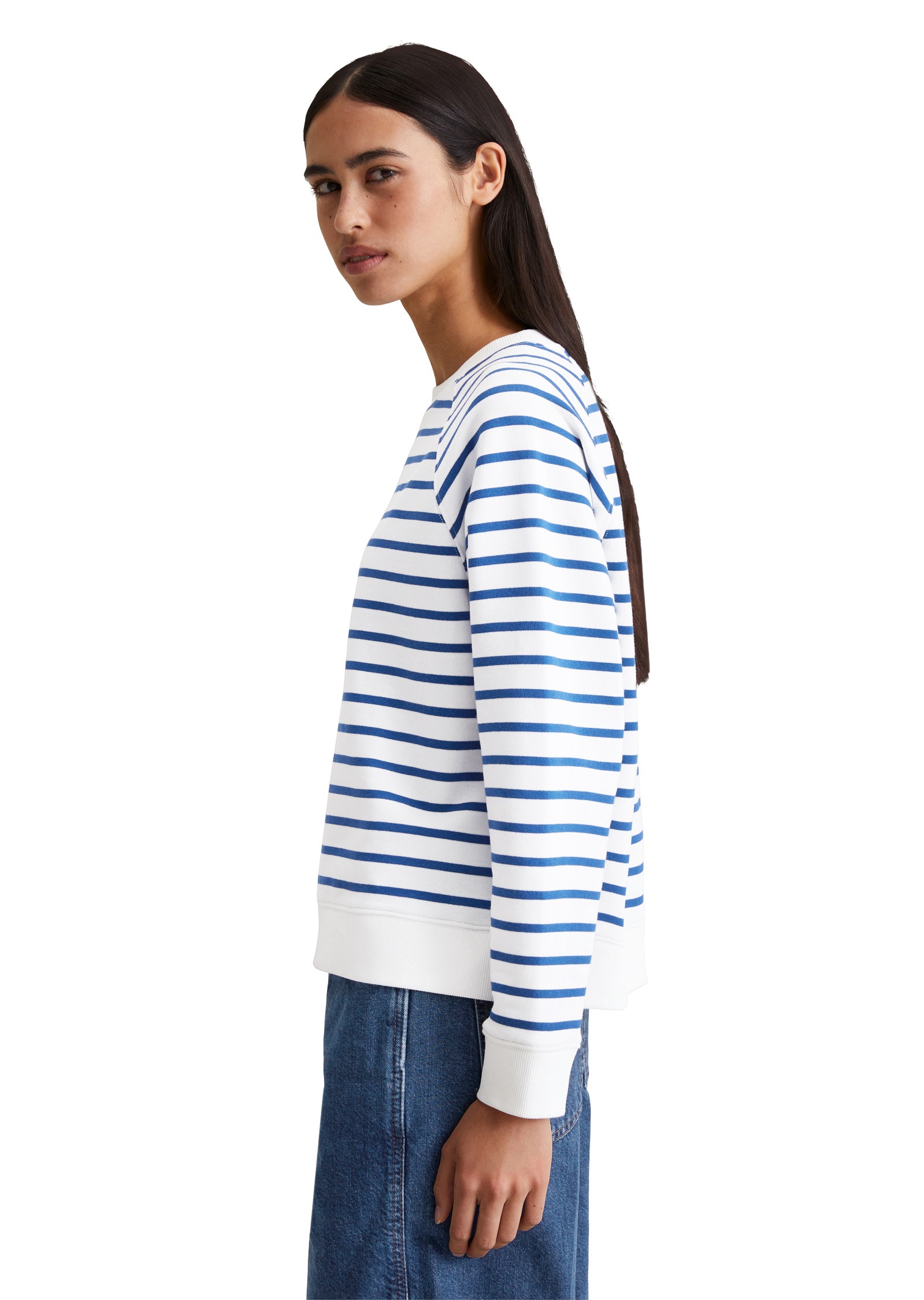 Marc OPolo DENIM Sweatshirt "aus reinem Organic Cotton" günstig online kaufen