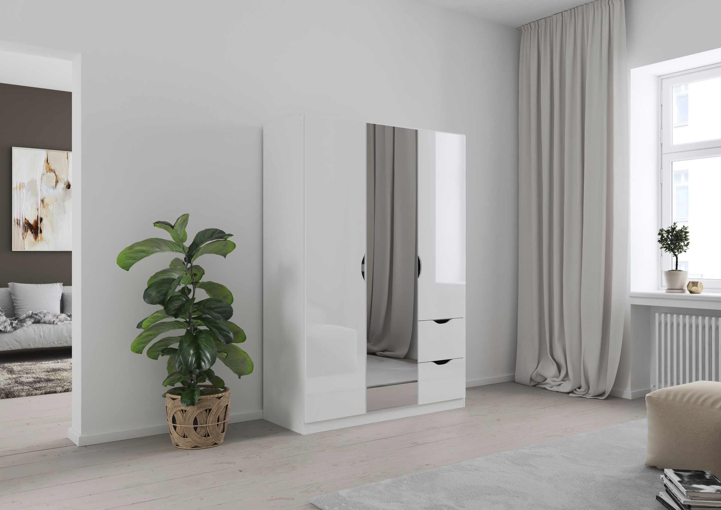 rauch Kleiderschrank "Freiham Drehtürenschrank Garderobe BESTSELLER" mit Sp günstig online kaufen