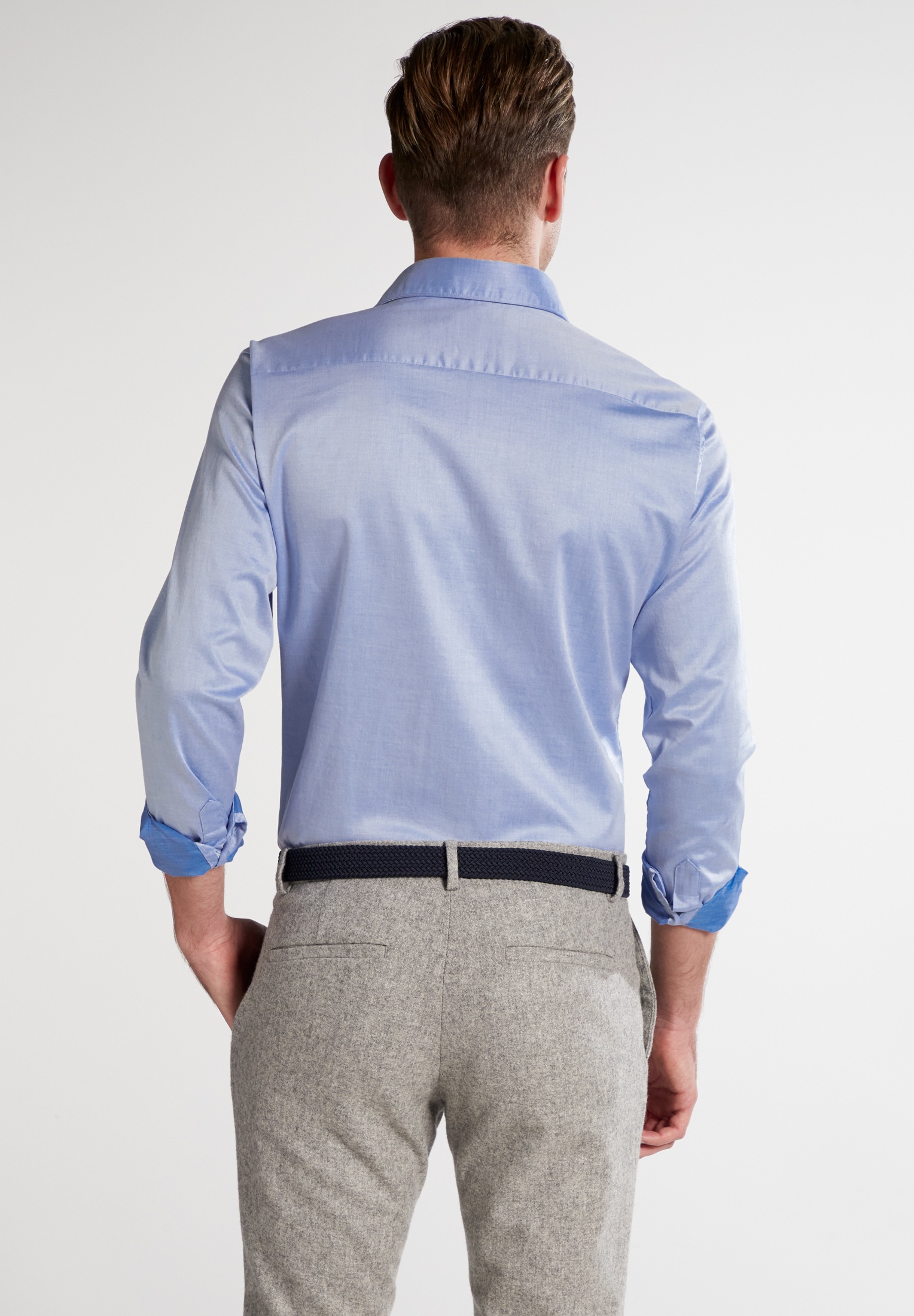Eterna Langarmhemd "SLIM FIT" EASY IRON (bügelleicht) günstig online kaufen