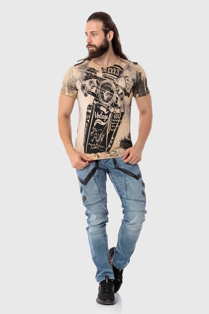 Cipo & Baxx Cargojeans »Hose«, Lässige Details und Applikationen
