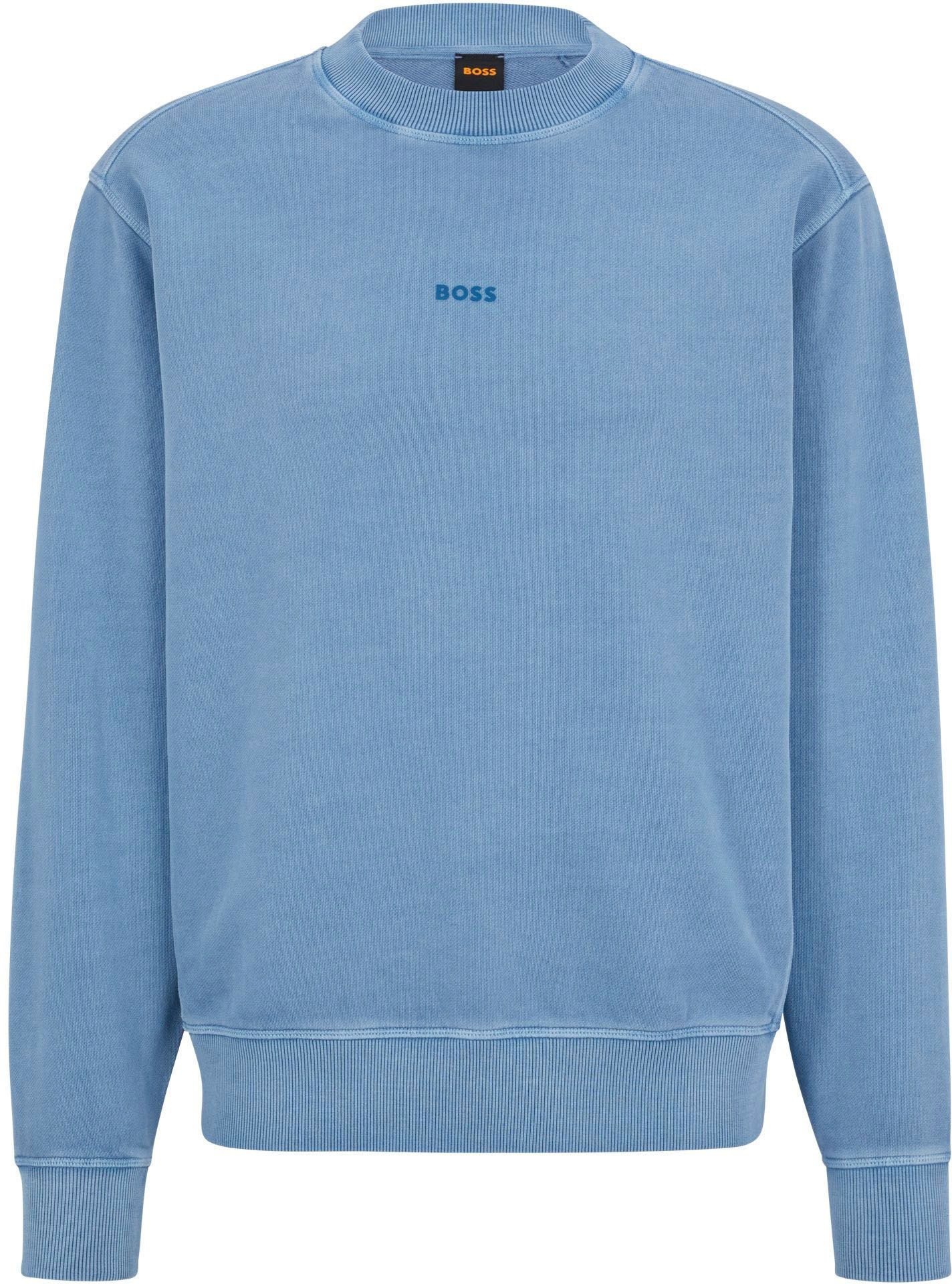 BOSS ORANGE Sweater »Wefade 10242542 01«, (1 tlg.), mit seitlichen