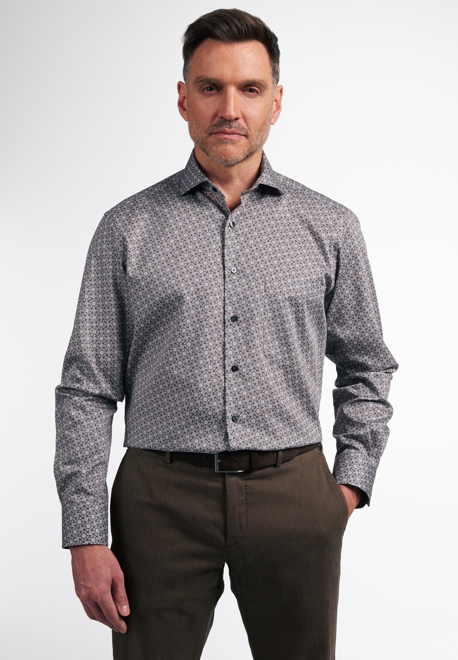 Eterna Langarmhemd "COMFORT FIT" NON IRON (bügelfrei) günstig online kaufen