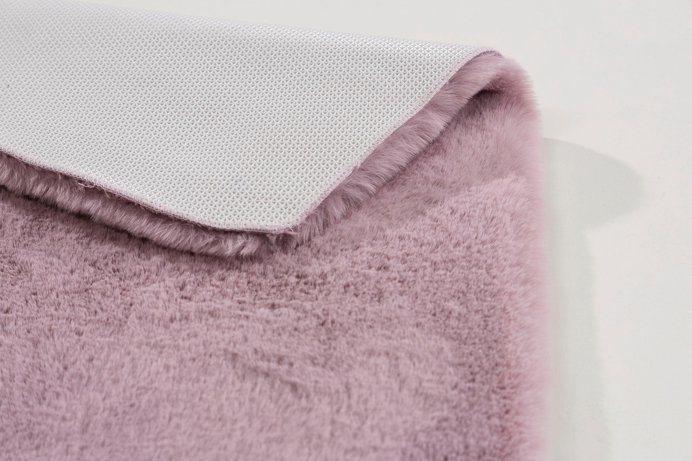 SCHÖNER WOHNEN-Kollektion Badematte »Bali« Höhe 29 mm rutschhemmend beschichtet fußbodenheizungsgeeignet Fell Haptik, kuschelig, Badezimmerteppich, waschbar